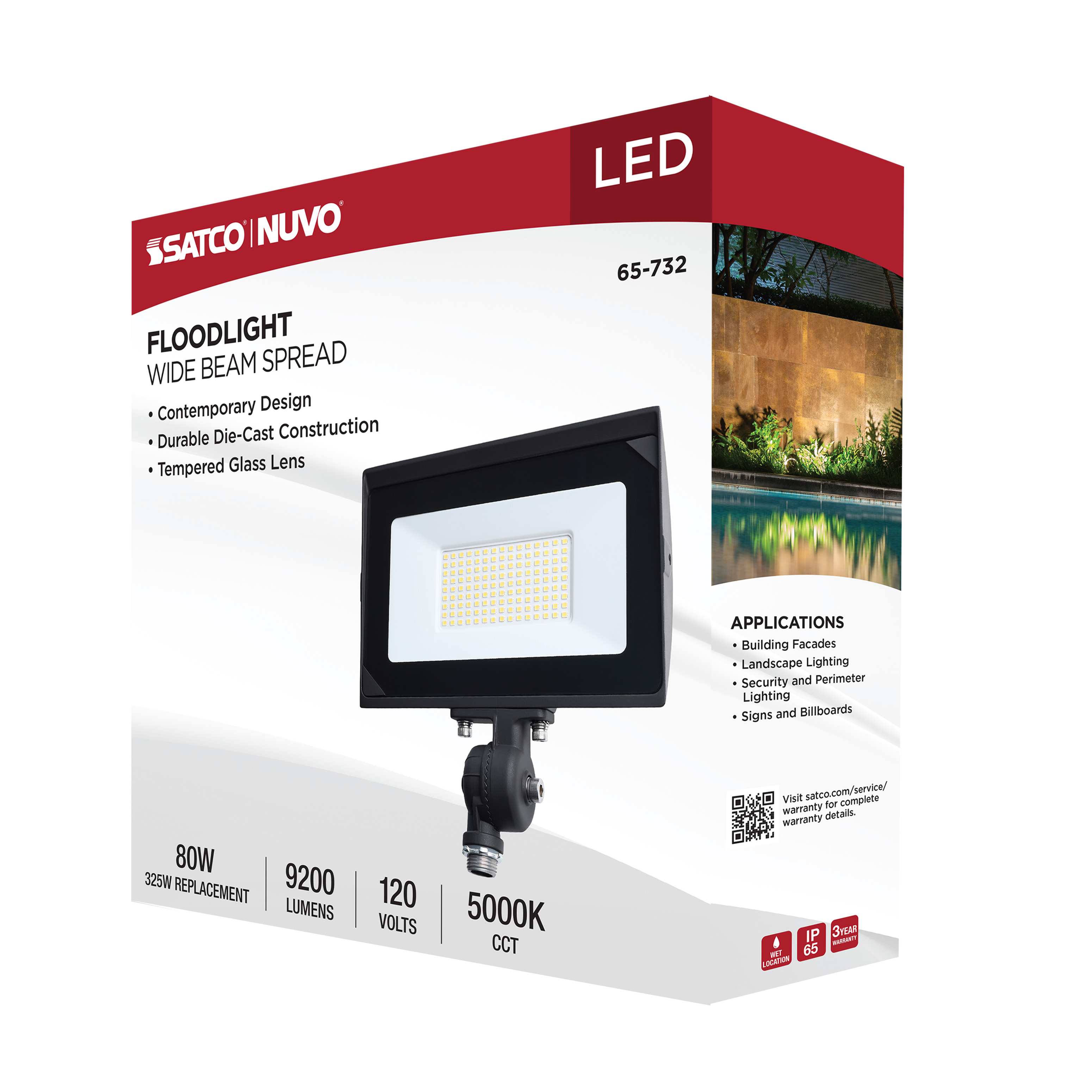 DOBFL80W/LED/850/BZ/ND120V - 65-732