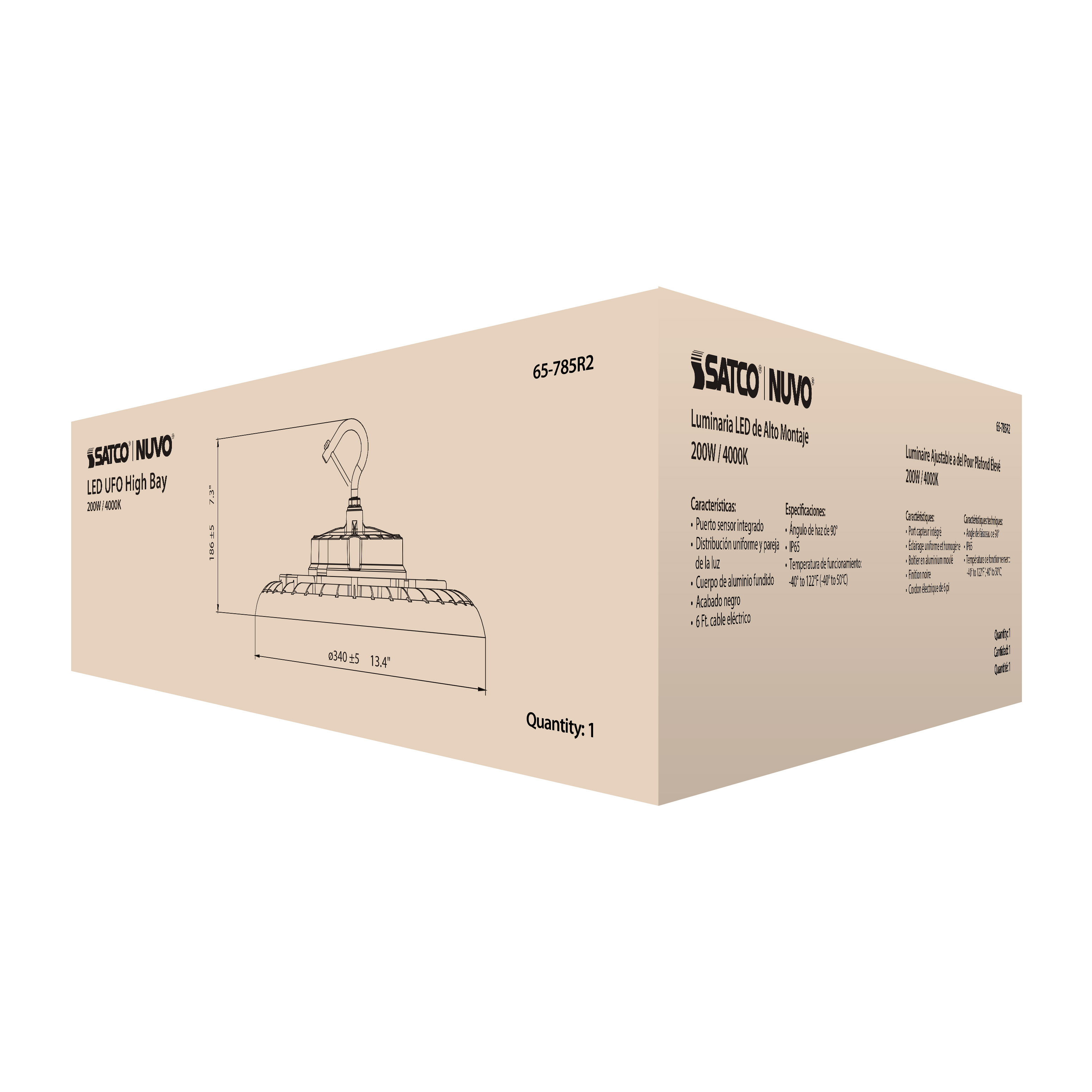 LED UFO HIGHBAY 200W/4000K - 65-785R2