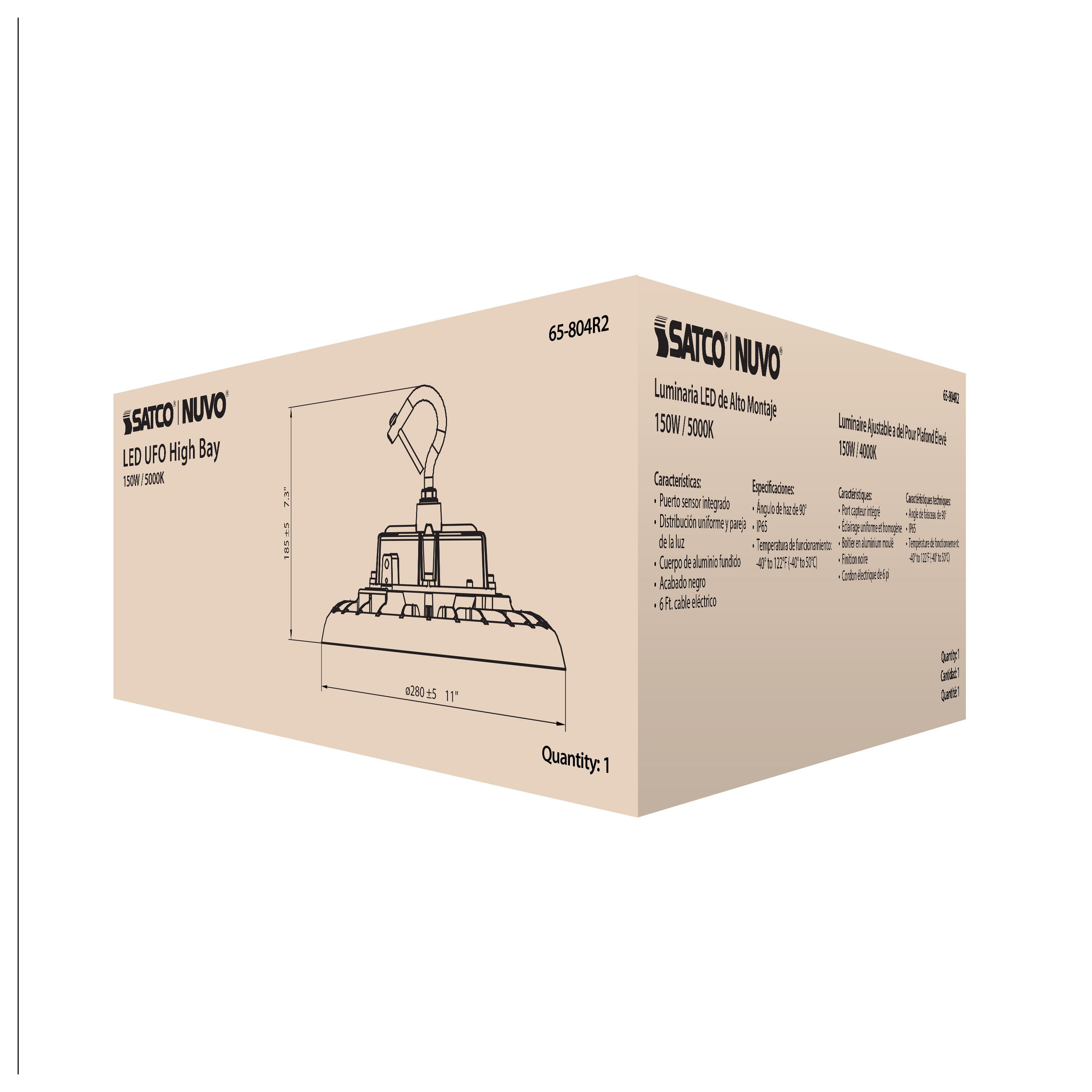 LED UFO HIGHBAY 150W/5000K - 65-804R2