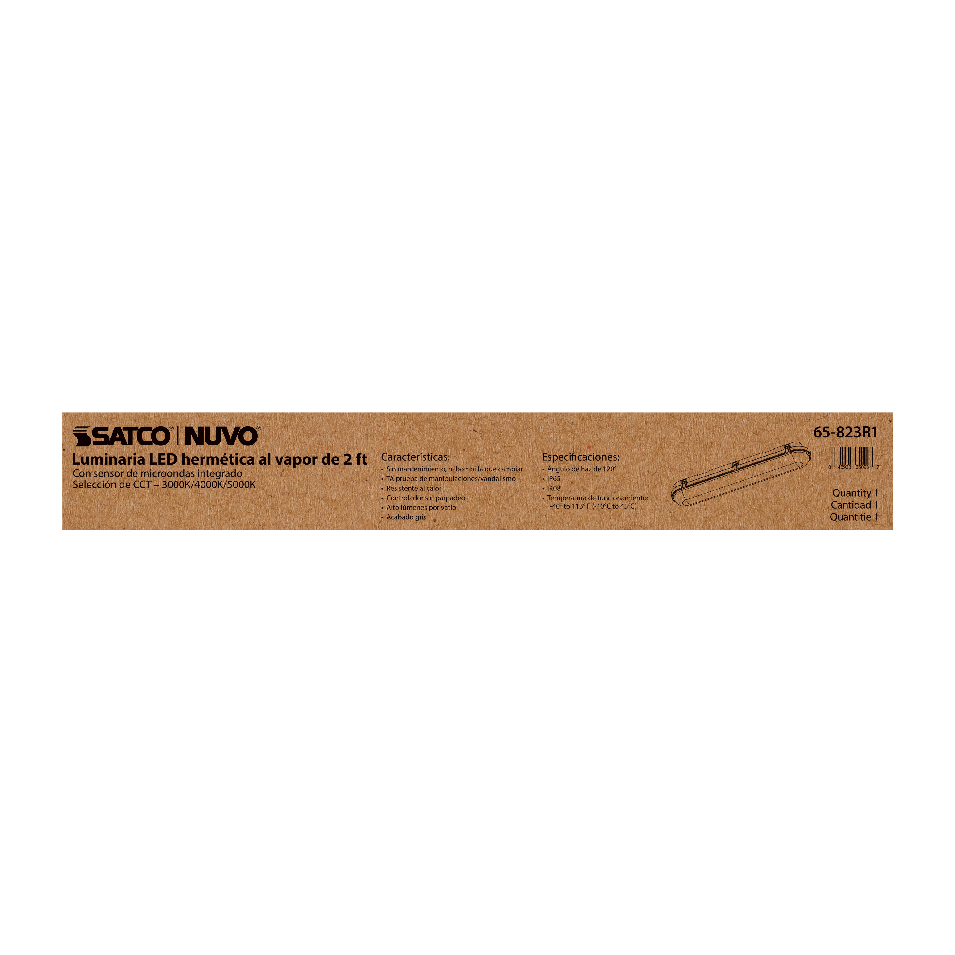 2' 20W LINEAR VAPOR PROOF - 65-823R1