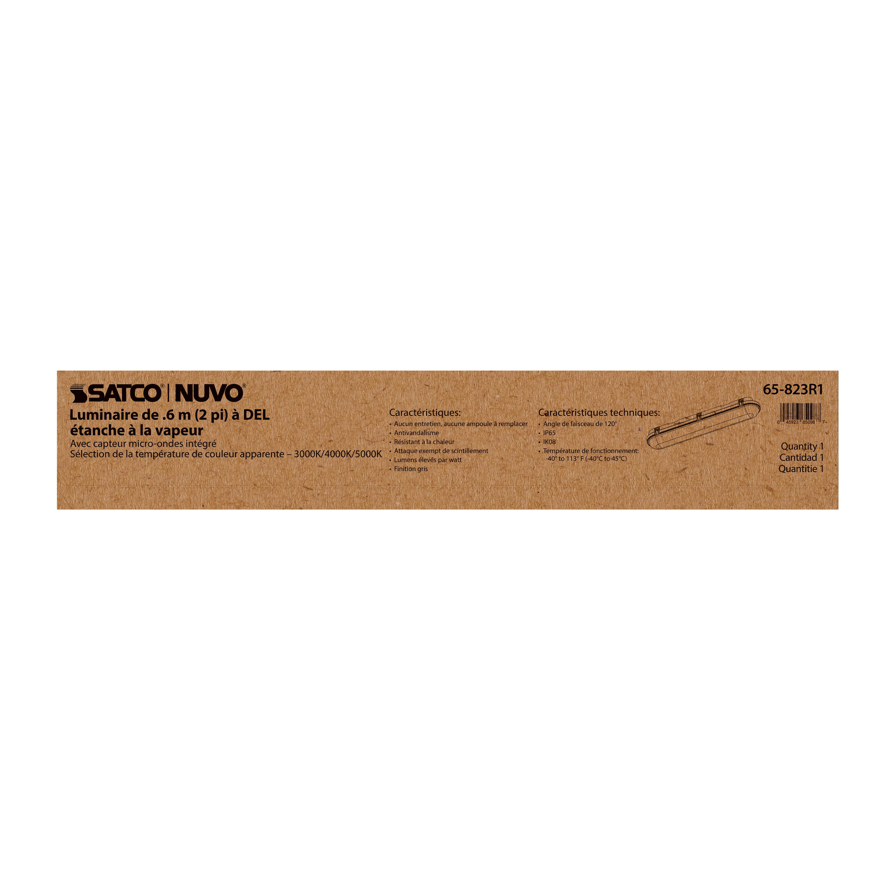 2' 20W LINEAR VAPOR PROOF - 65-823R1