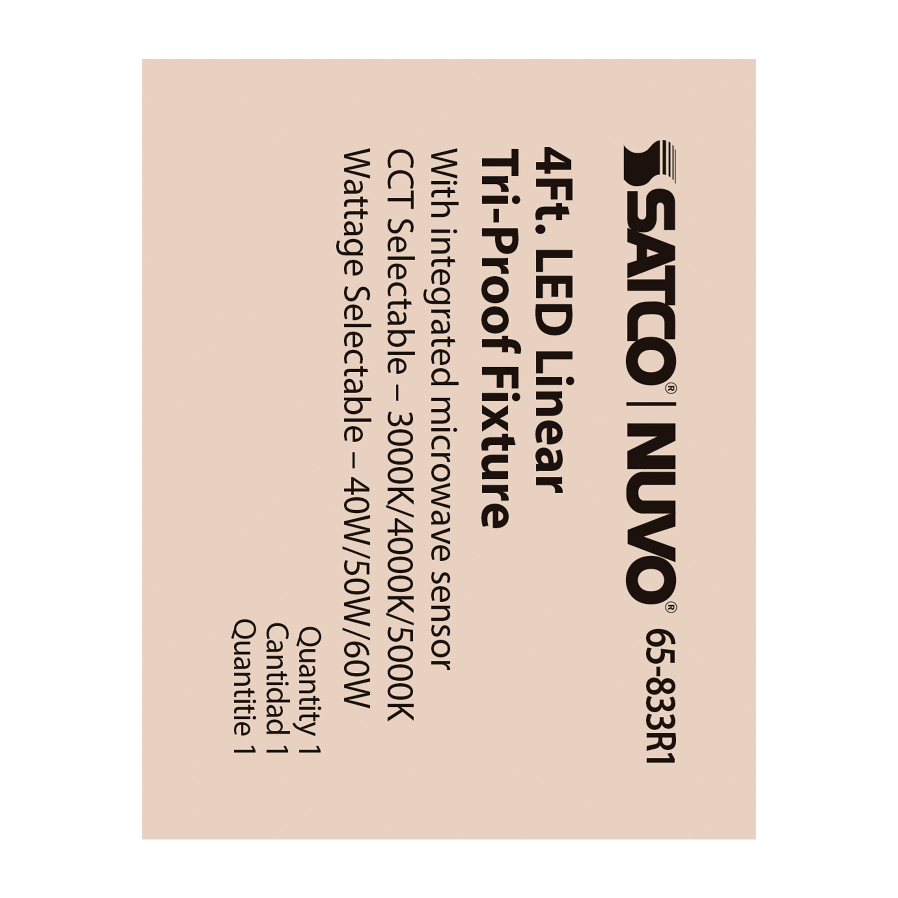 4' LED TRI-PROOF W/SENSOR - 65-833R1