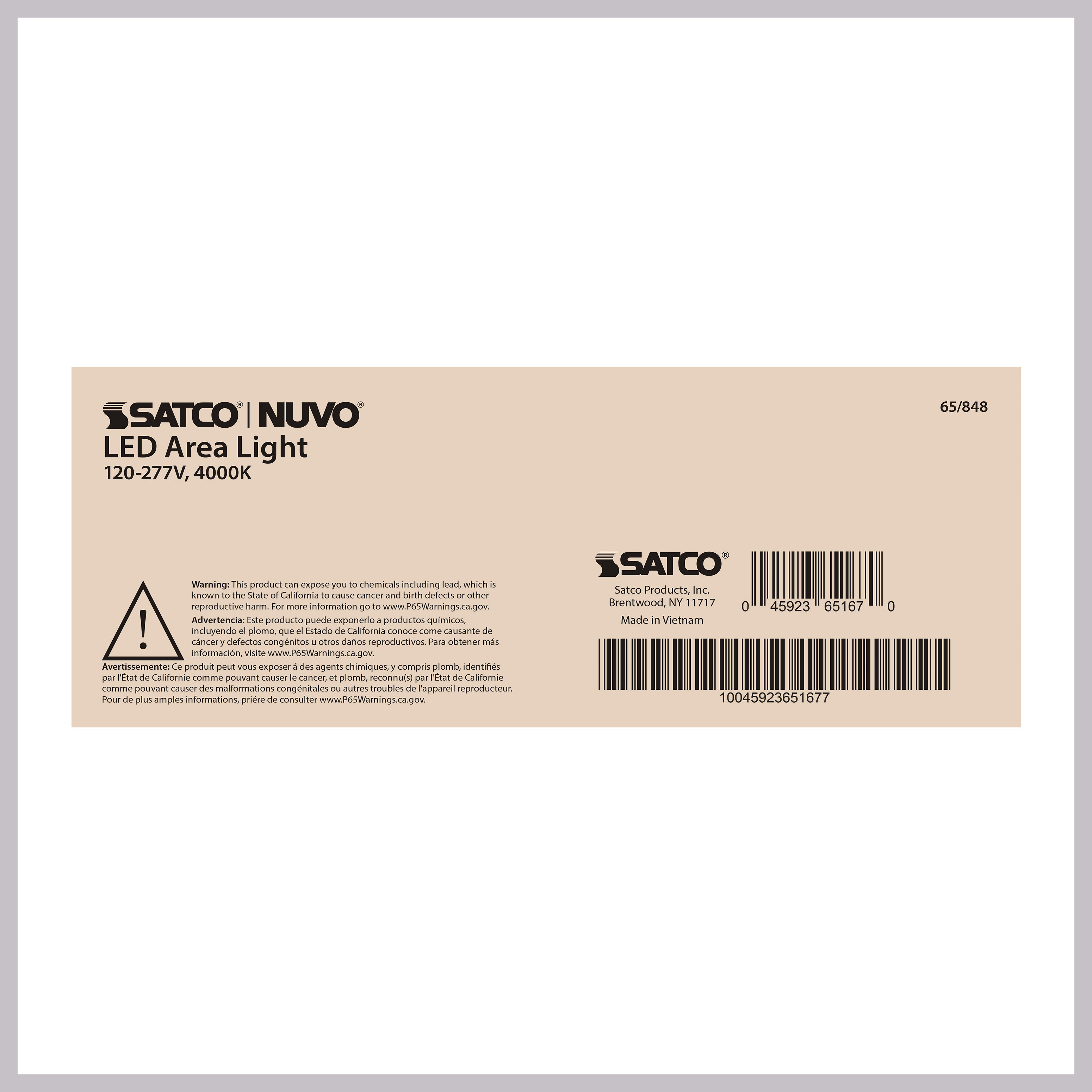 300W LED AREA LIGHT TYPE III - 65-848