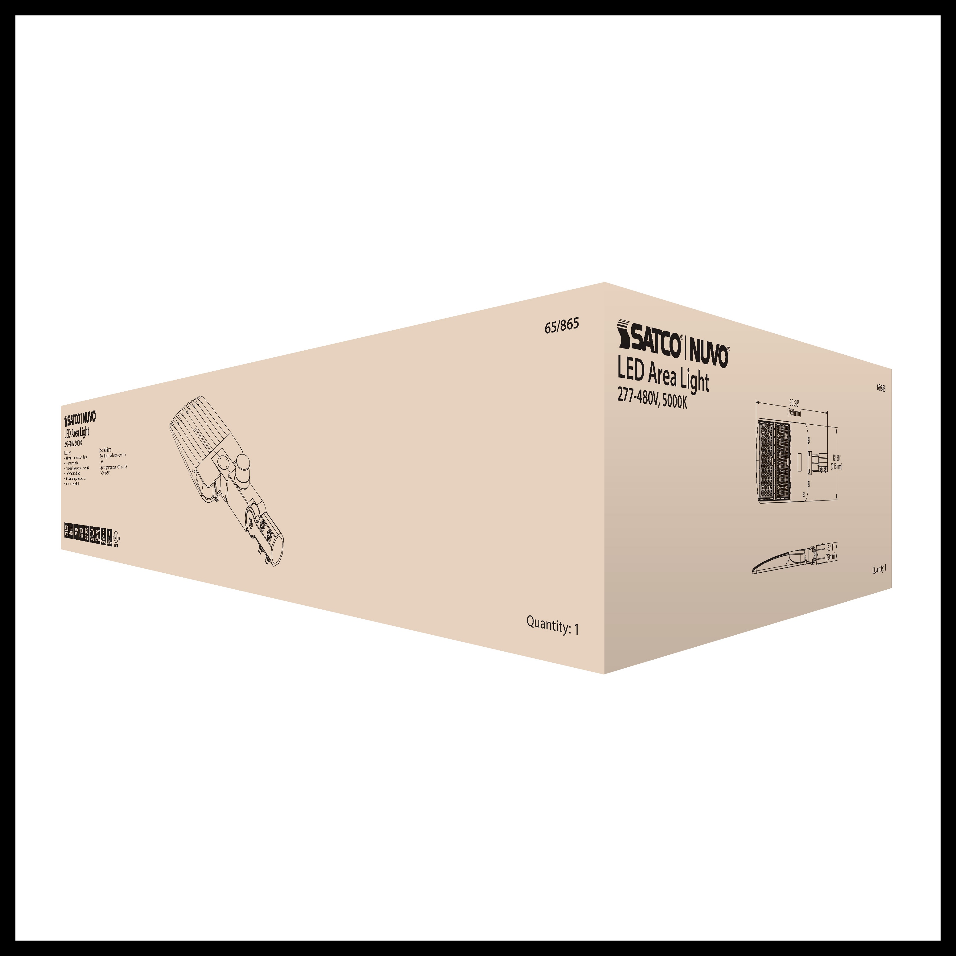 200W LED AREA LIGHT TYPE III - 65-865