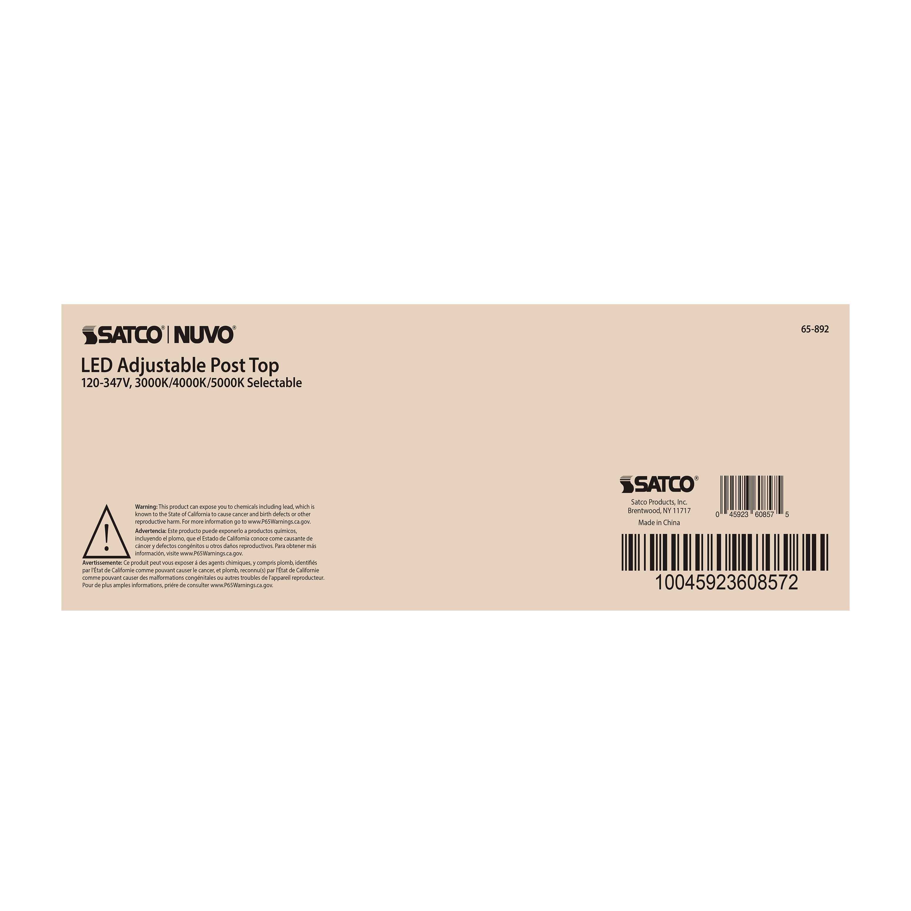 LED 75W POST TOP CCT SELECT - 65-892