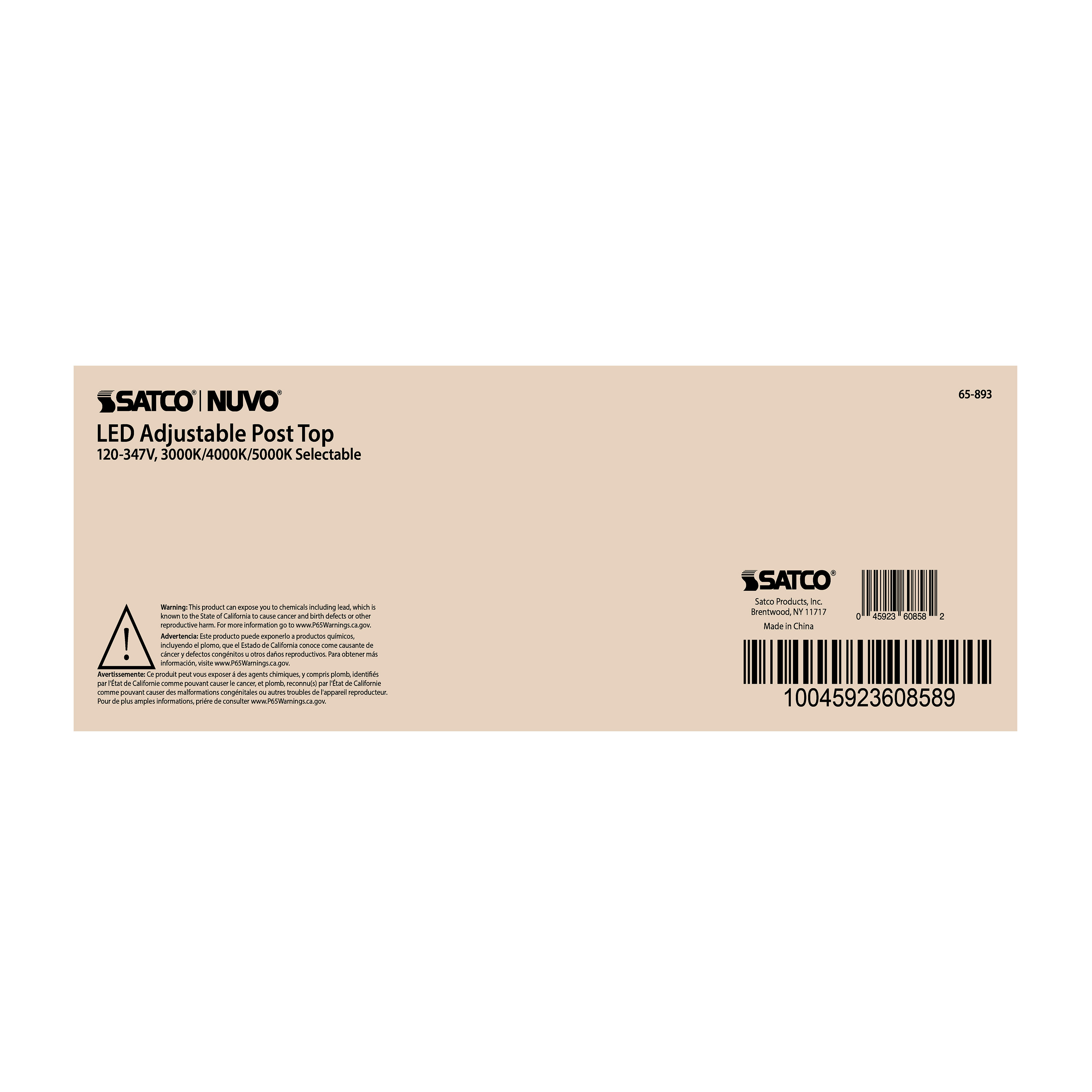 LED 100W POST TOP CCT SELECT - 65-893