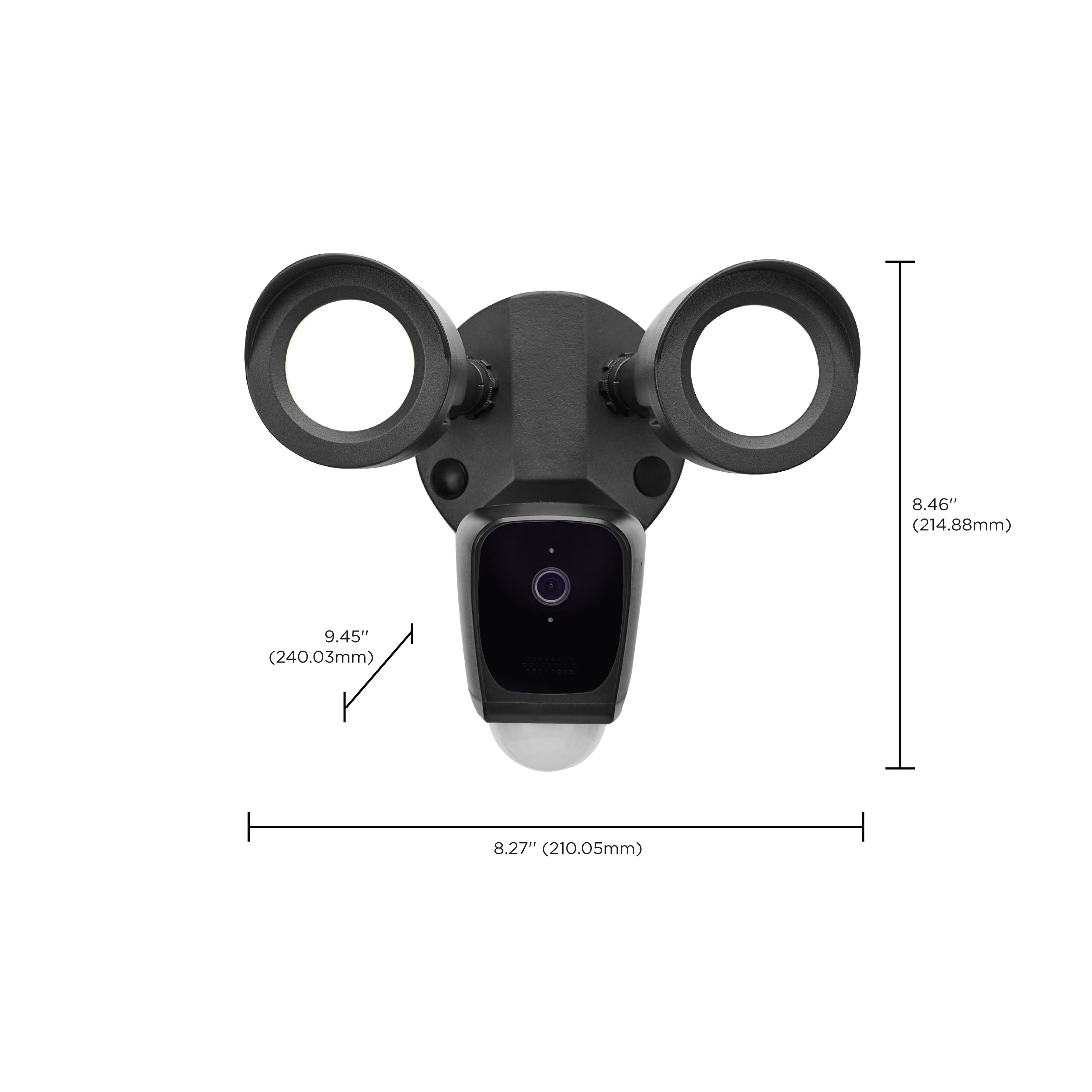 BULLET SEC LGT W/ CAMERA - BK - 65-901R1