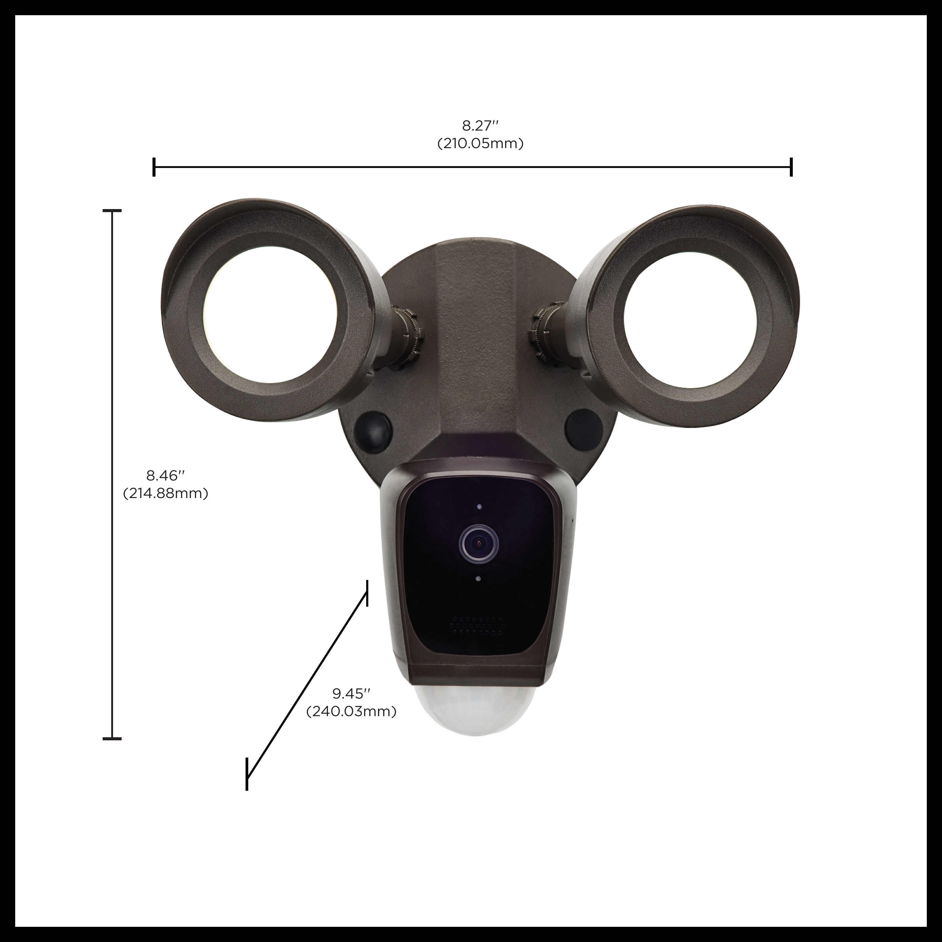 BULLET SEC LGT W/ CAMERA - BR - 65-902