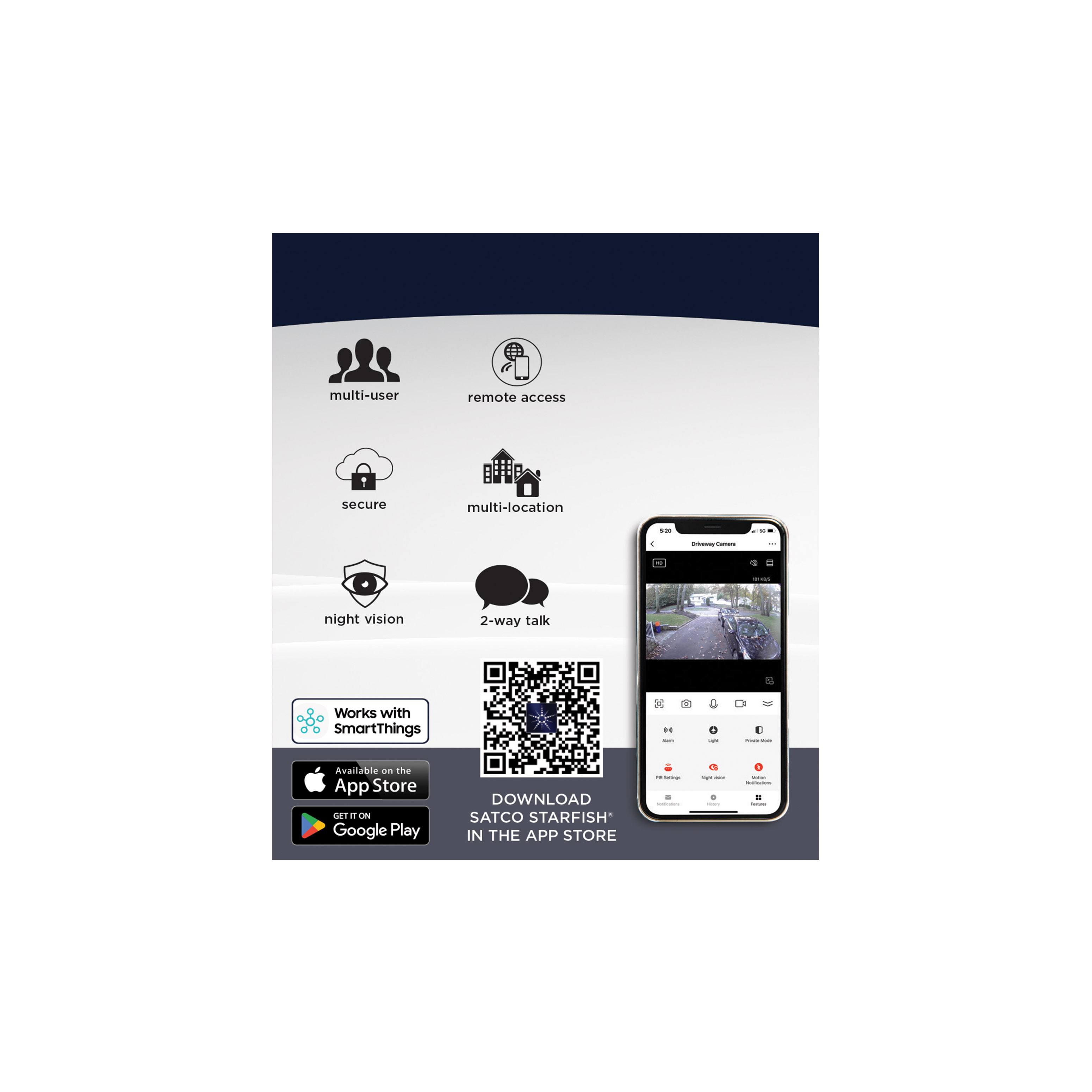 OUTDOOR P&T CAM-WHITE - 65-925