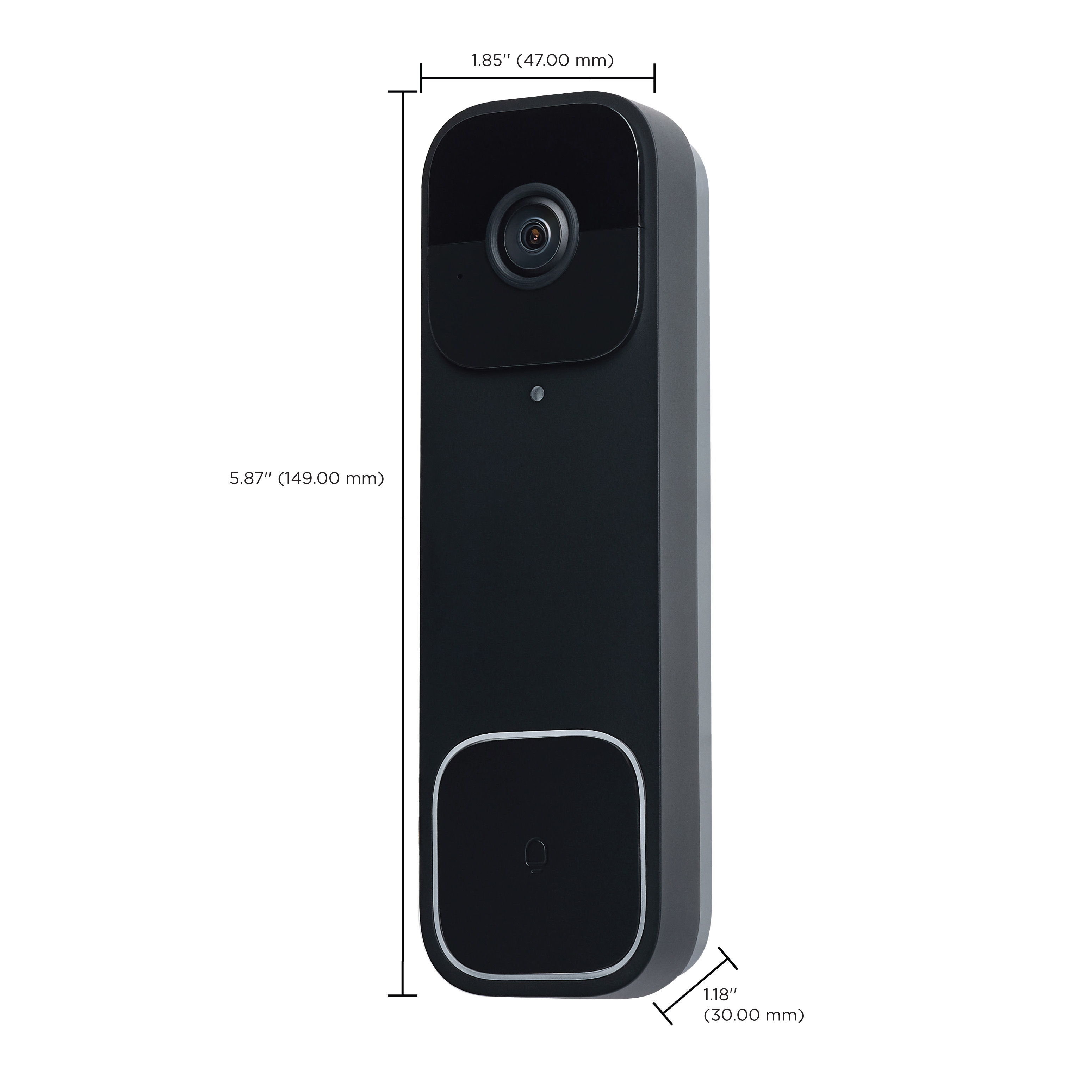 DOORBELL CAM WIRED/BLACK - 65-934