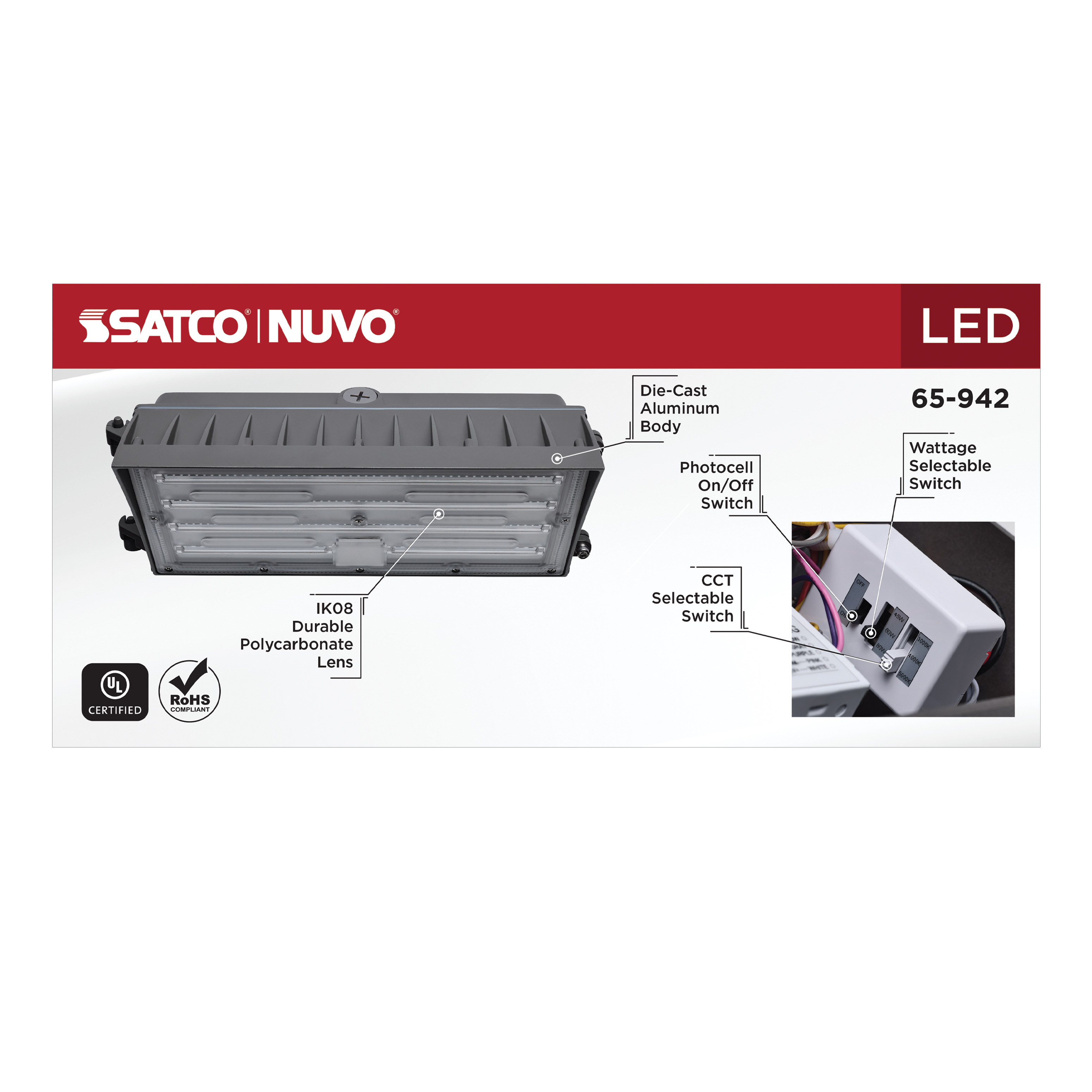 SEMI CUTOFF WALL PACK - 65-942