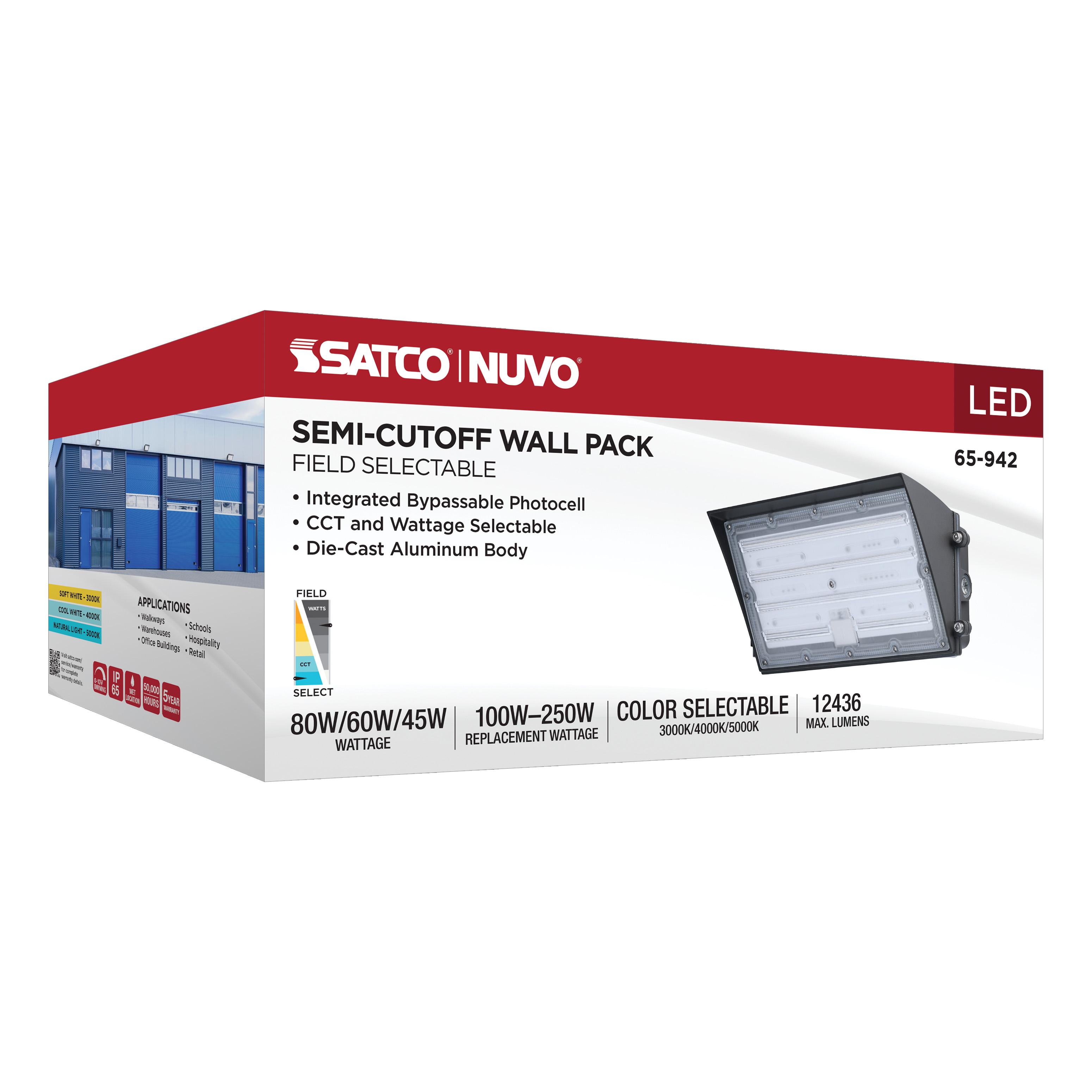 SEMI CUTOFF WALL PACK - 65-942