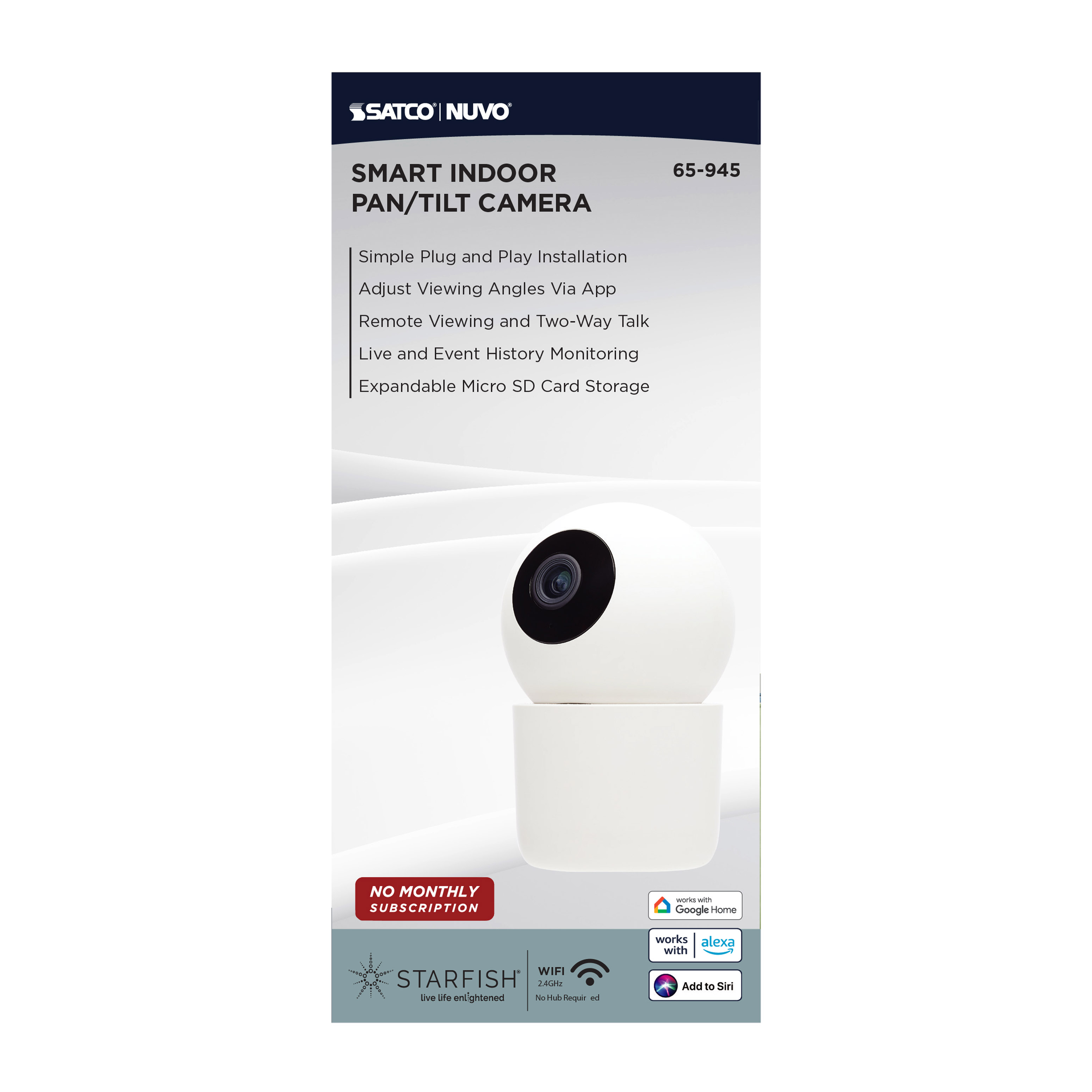 INDOOR P&T CAM-WHITE - 65-945