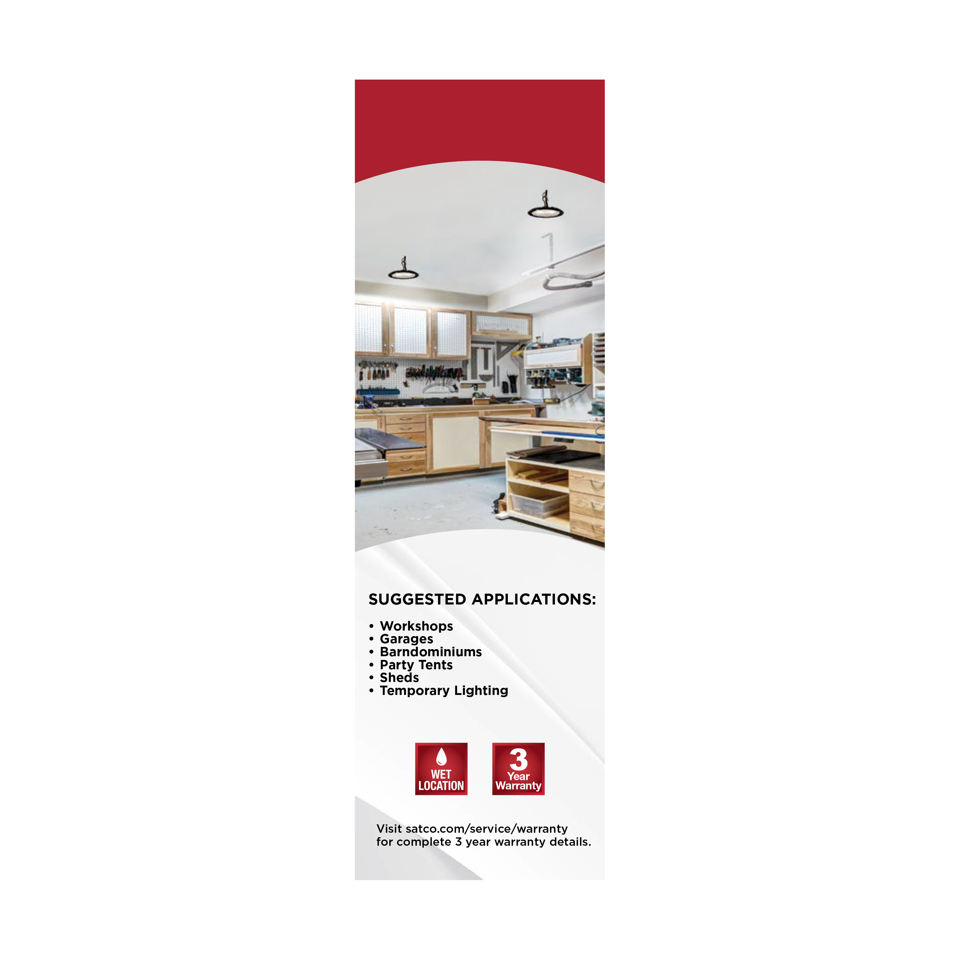 LED 80W UFO W/PLUG/120V - 65-964