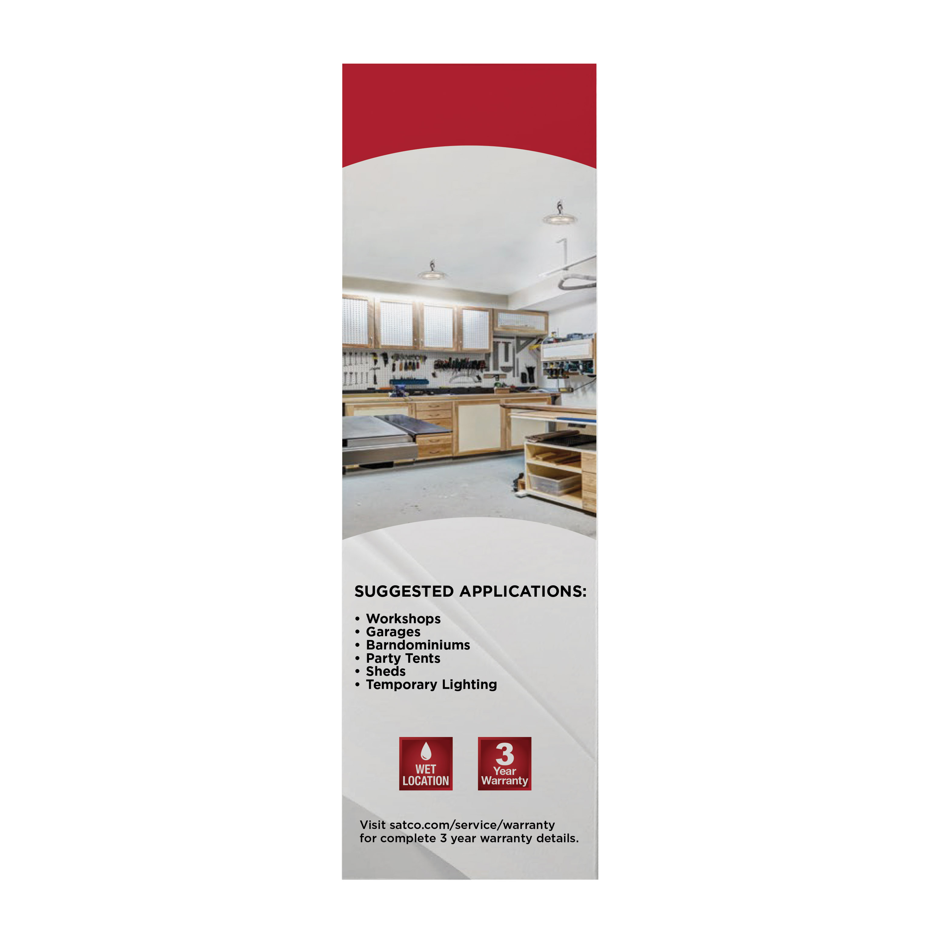 LED 60W UFO W/PLUG/120V - 65-971