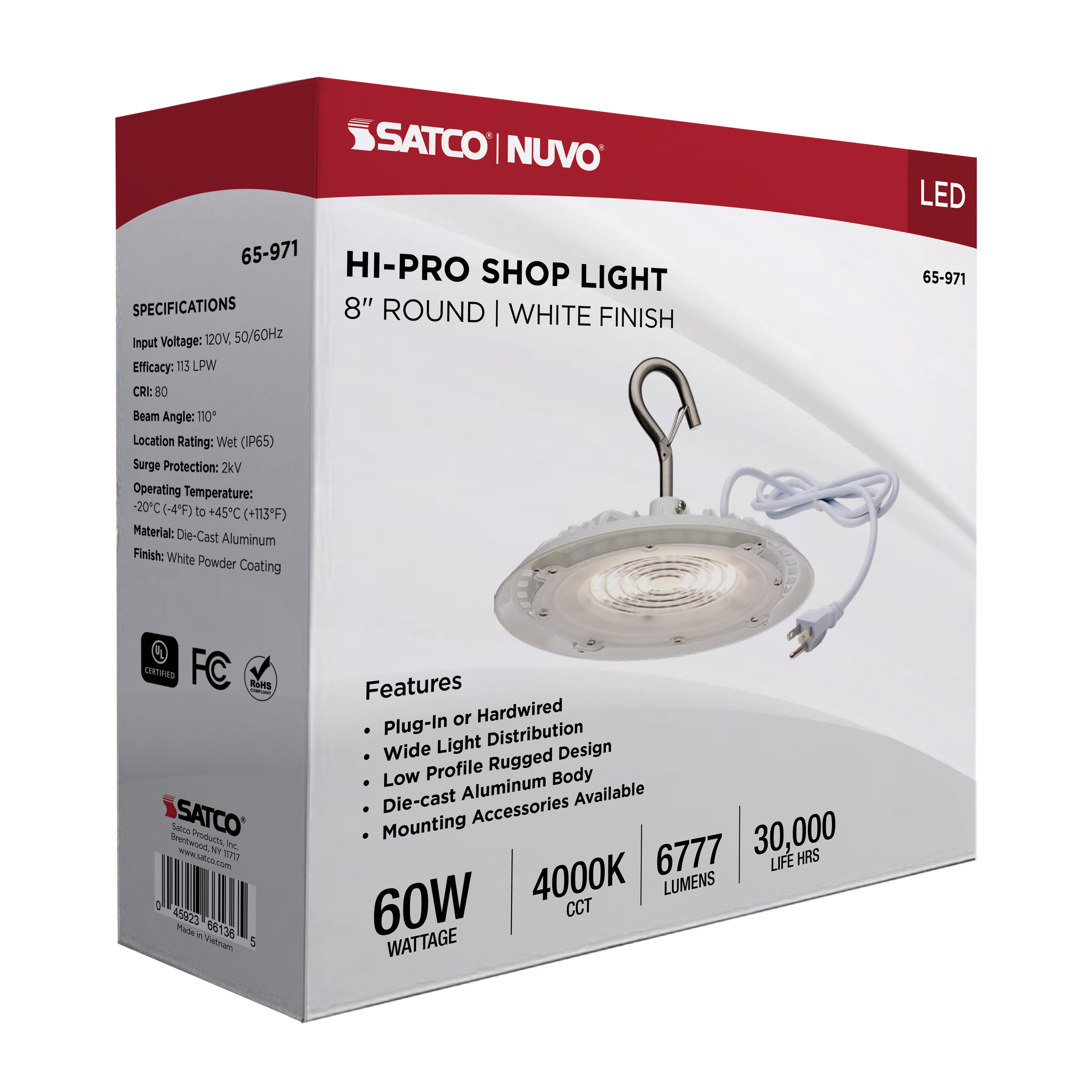 LED 60W UFO W/PLUG/120V - 65-971