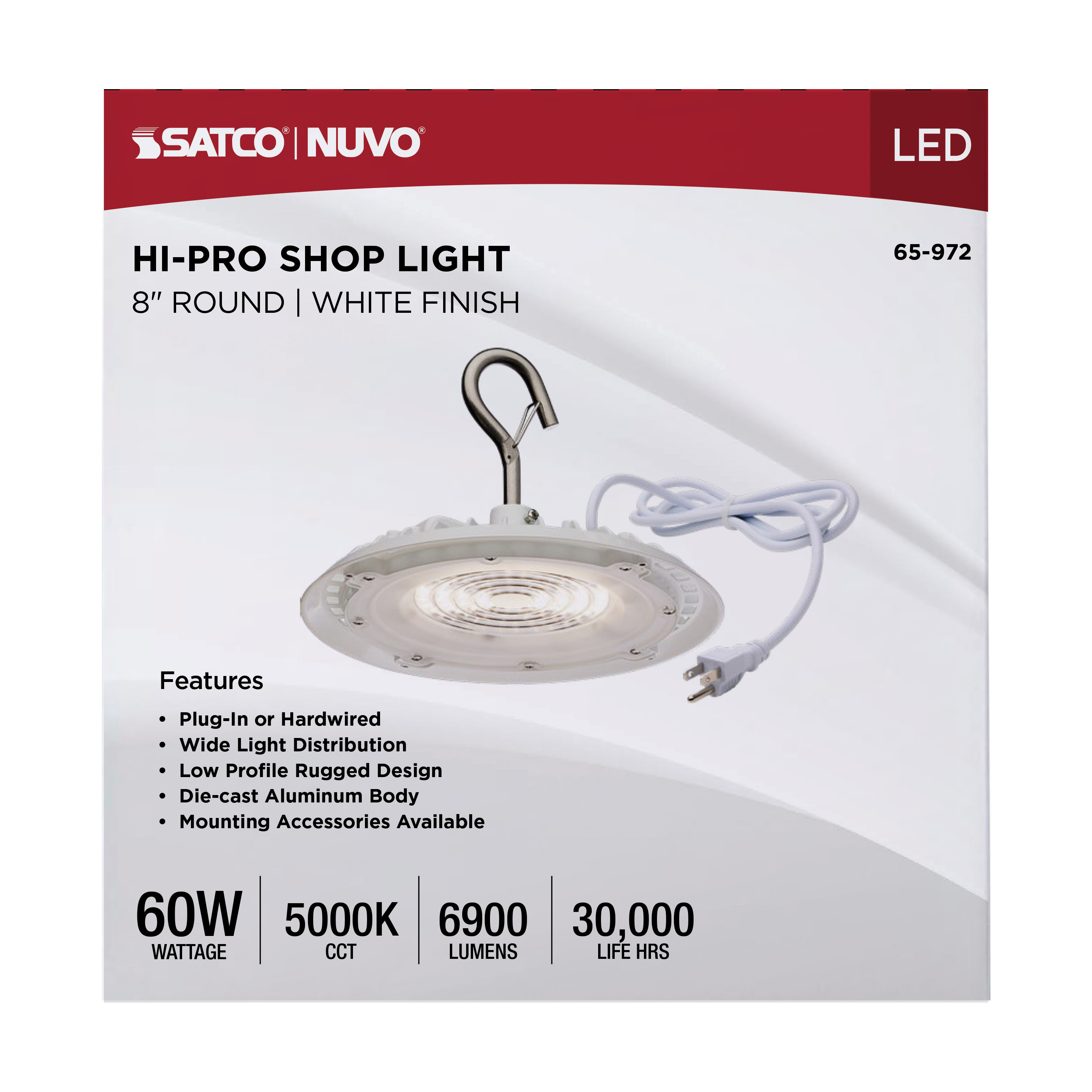 LED 60W UFO W/PLUG/120V - 65-972
