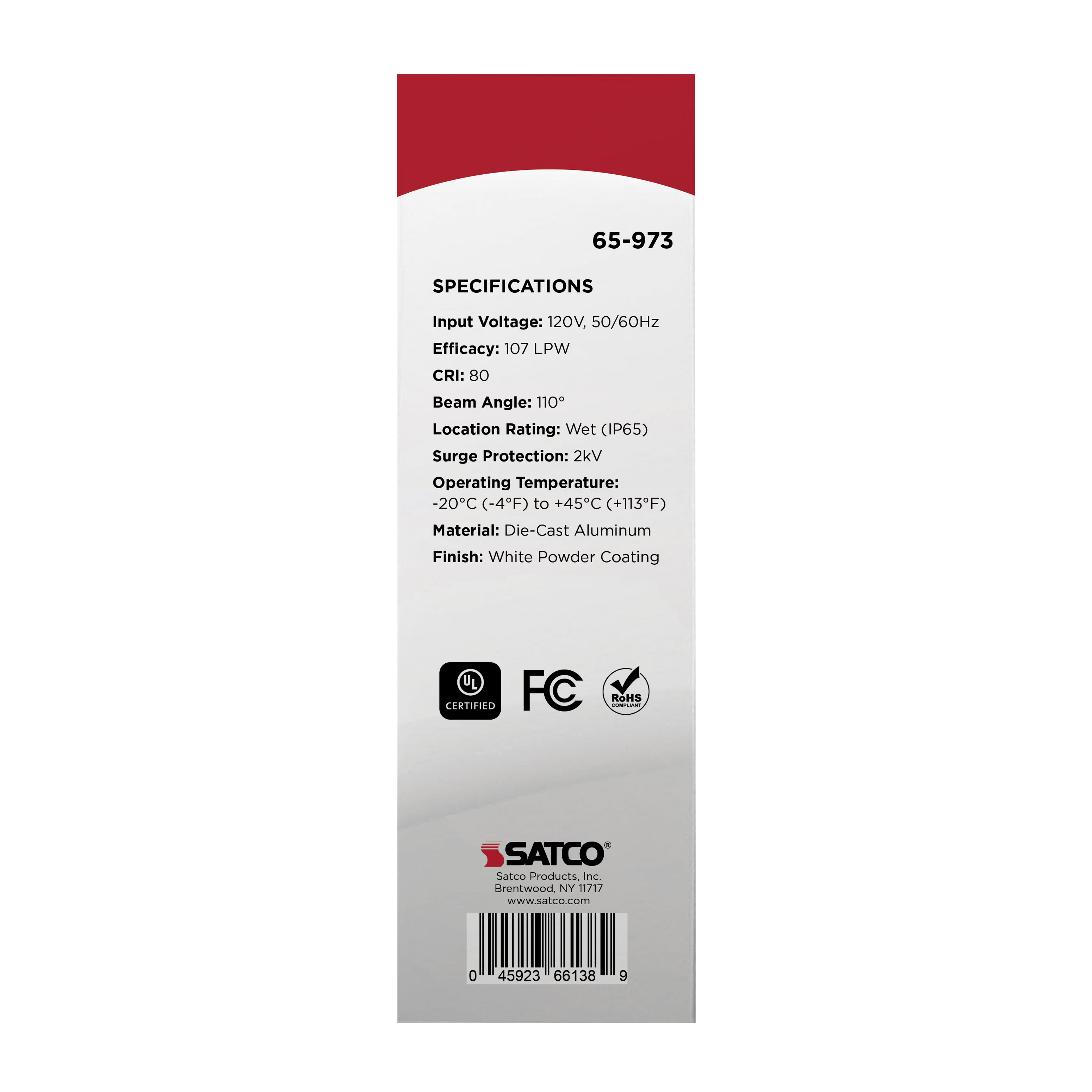 LED 80W UFO W/PLUG/120V - 65-973