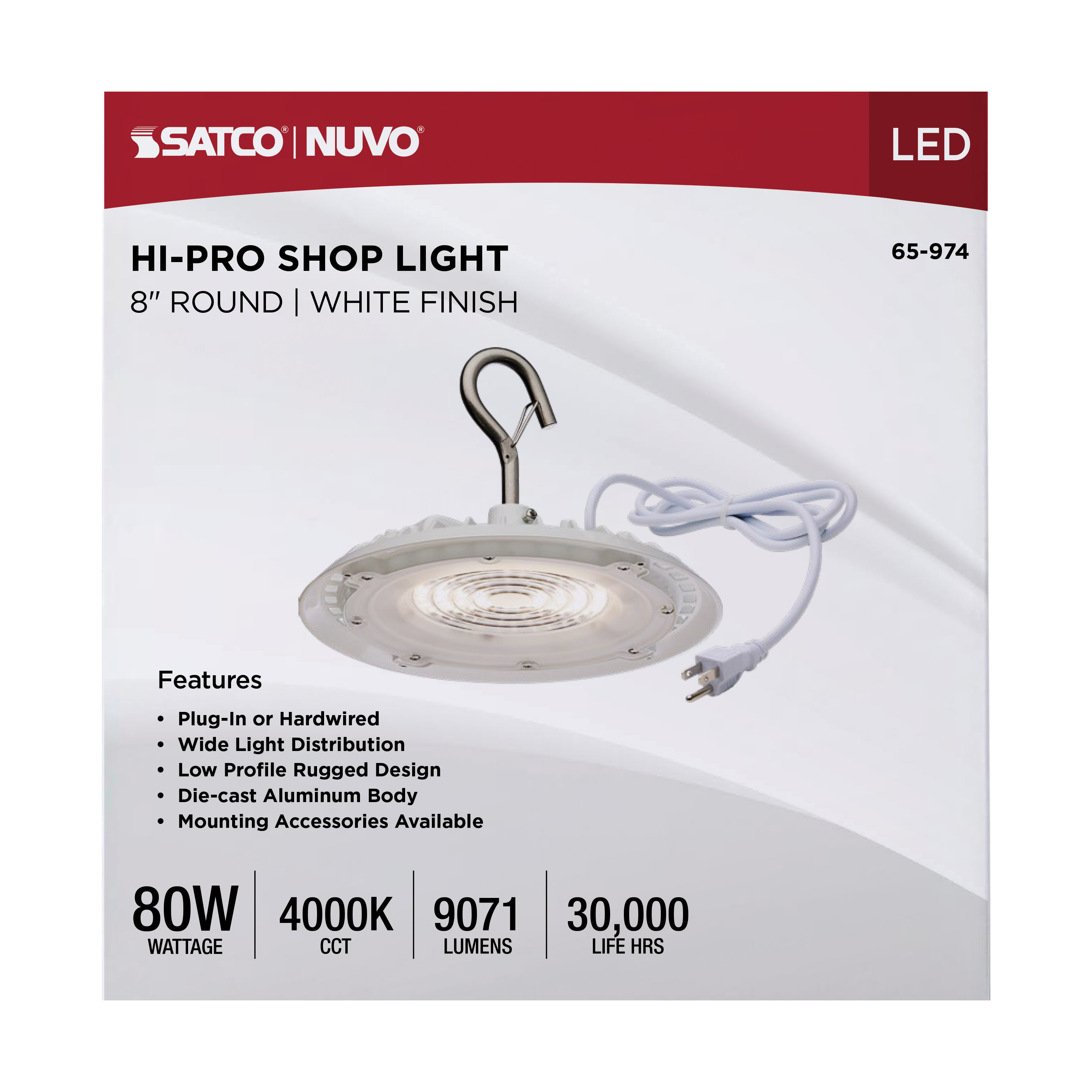 LED 80W UFO W/PLUG/120V - 65-974
