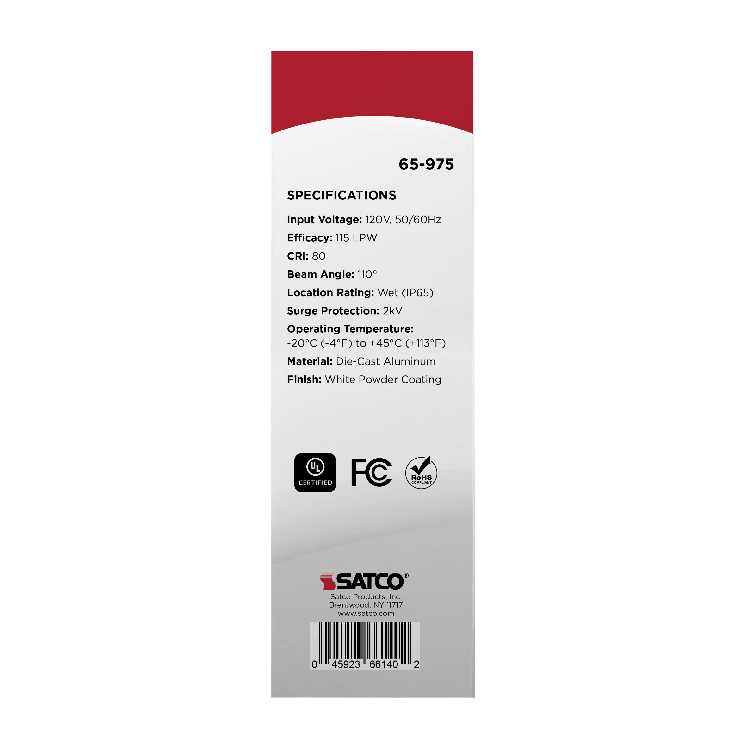 LED 80W UFO W/PLUG/120V - 65-975