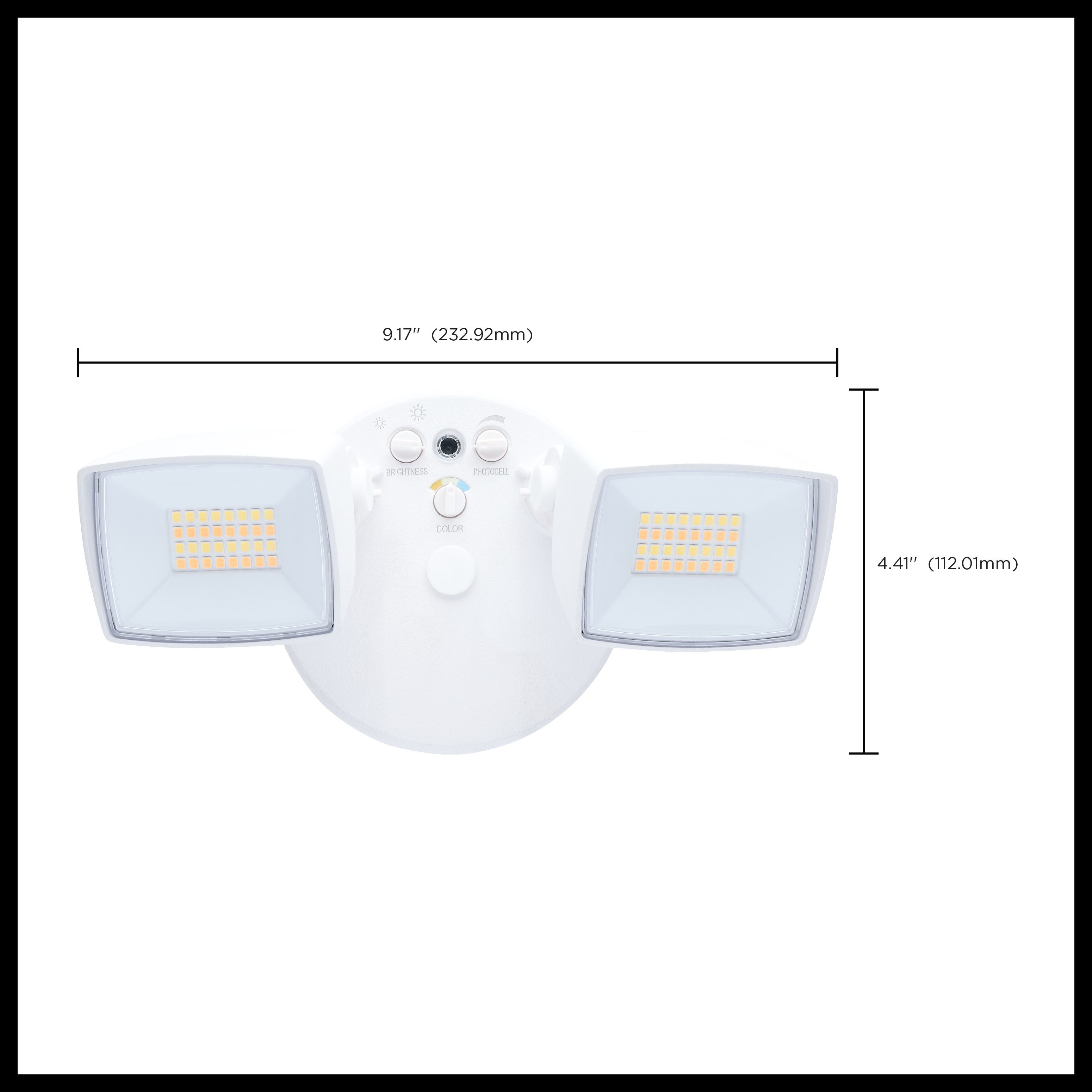 LED 2 HEAD SECURITY FLOOD - 65-995
