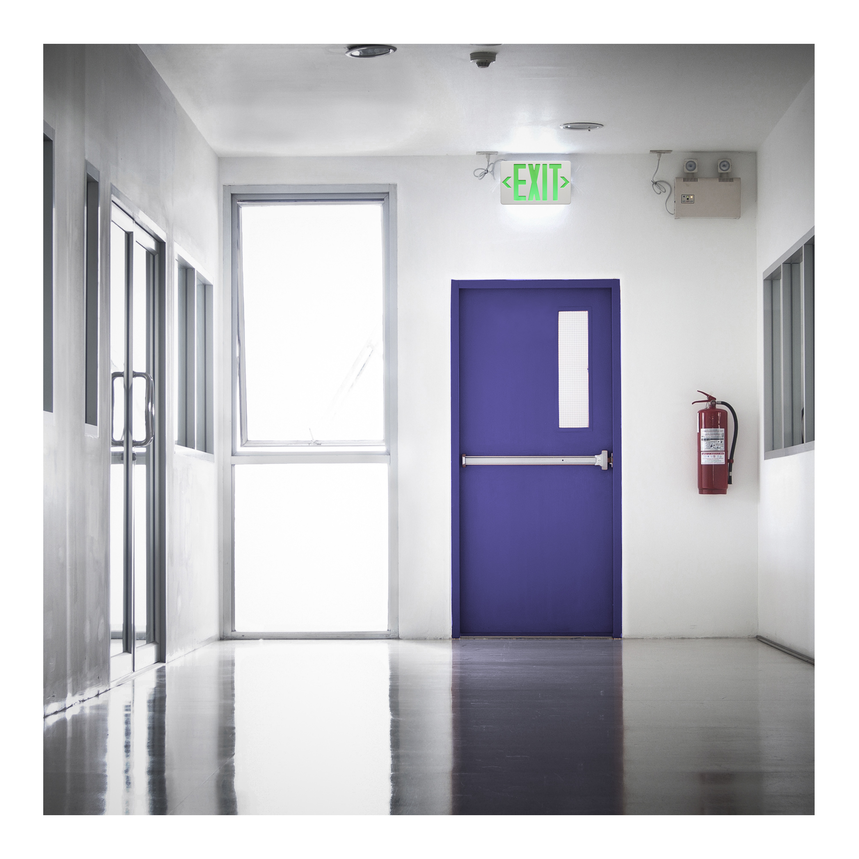 EXIT SIGN - GREEN - 67-100