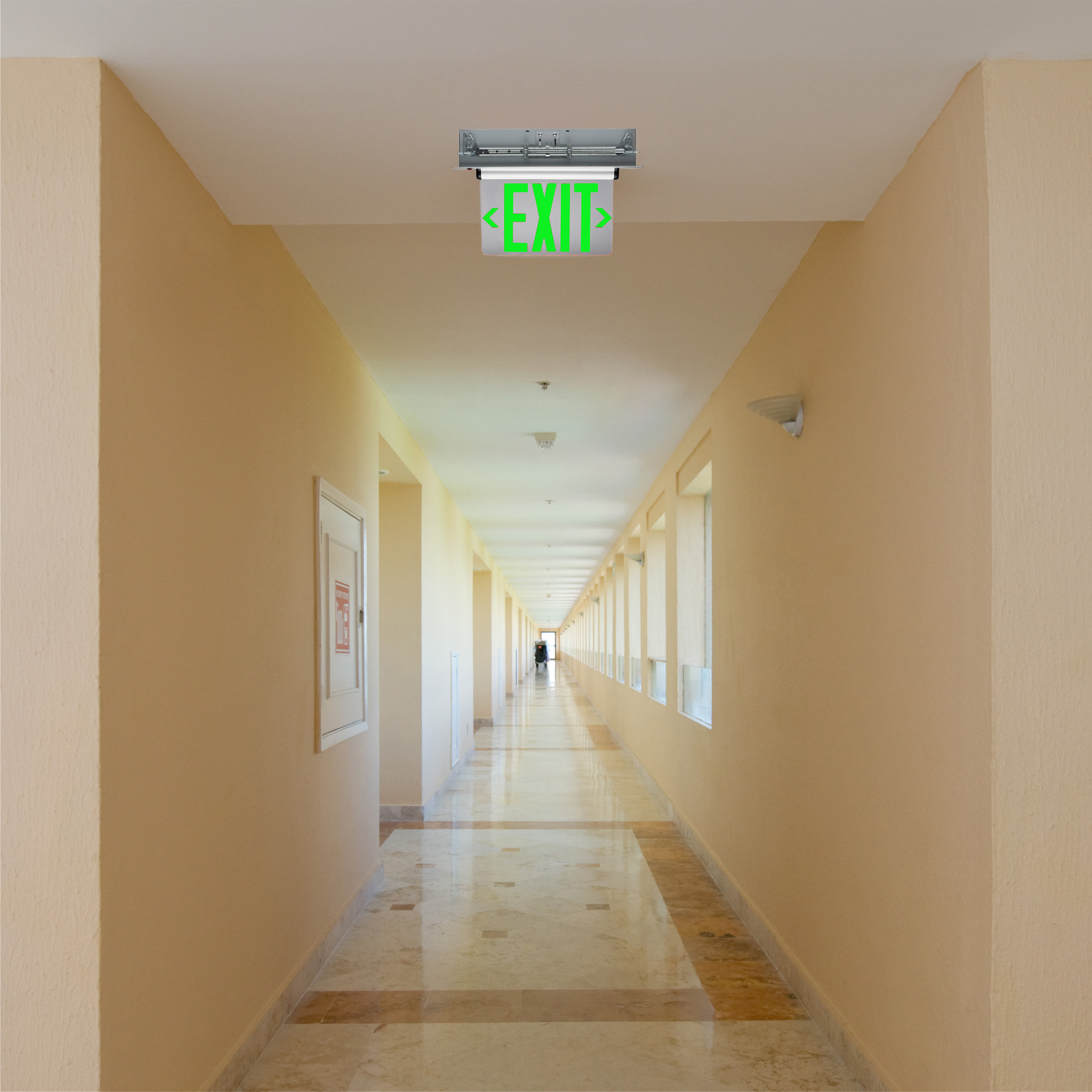 REC EL EXIT SIGN - DF GR MIR - 67-115