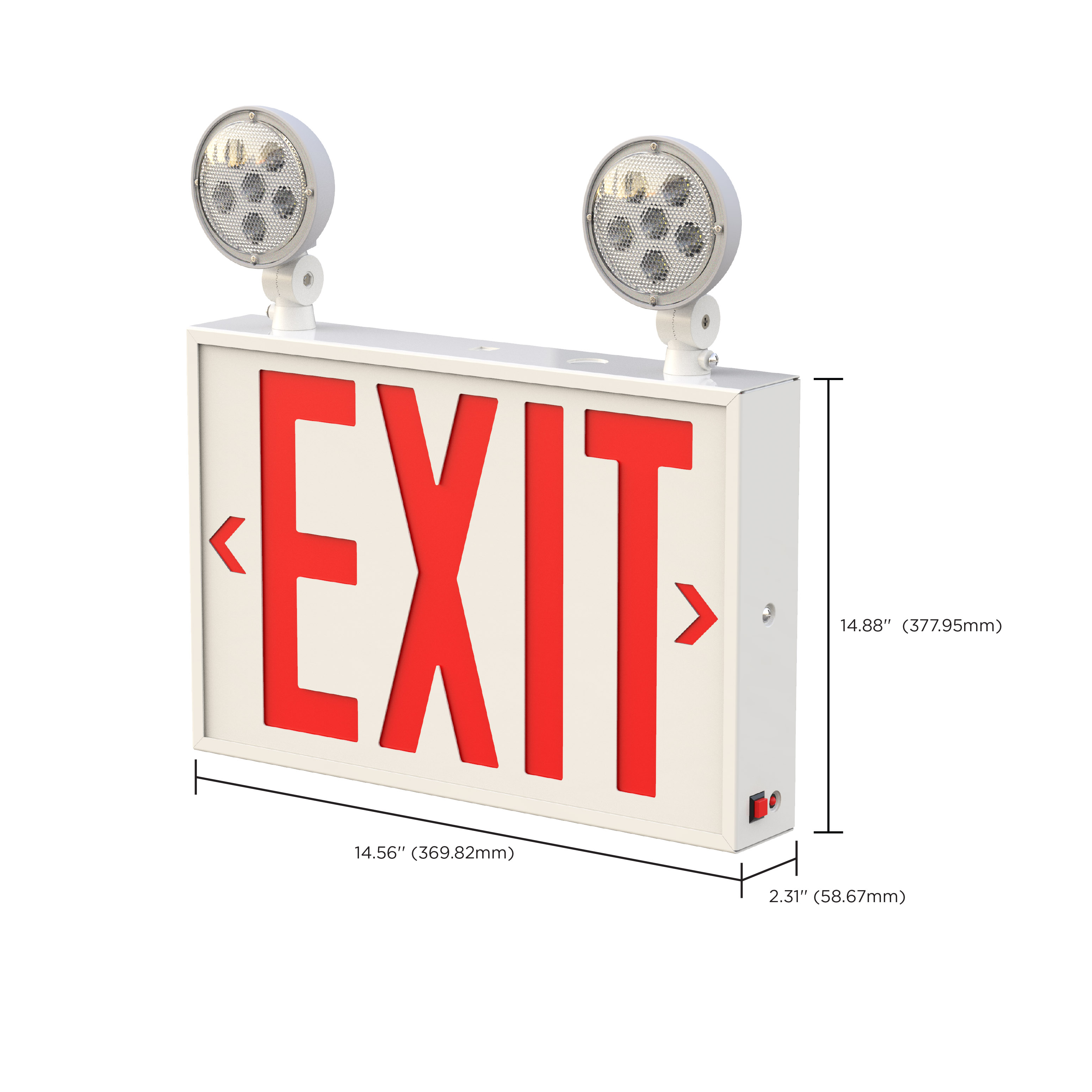 EXIT/LIGHT DH - RED - NYC - 67-123