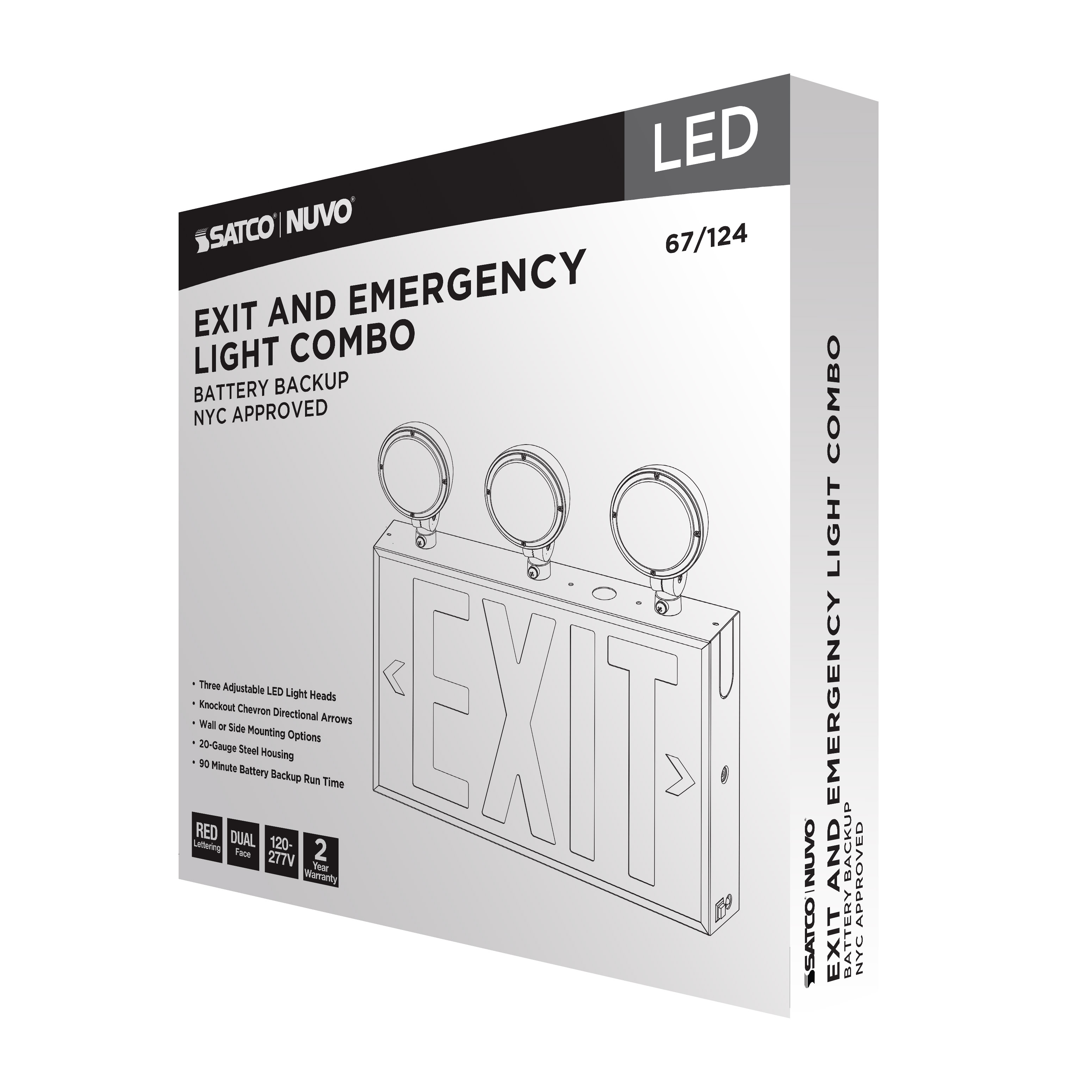 EXIT/LIGHT TH - RED - NYC - 67-124