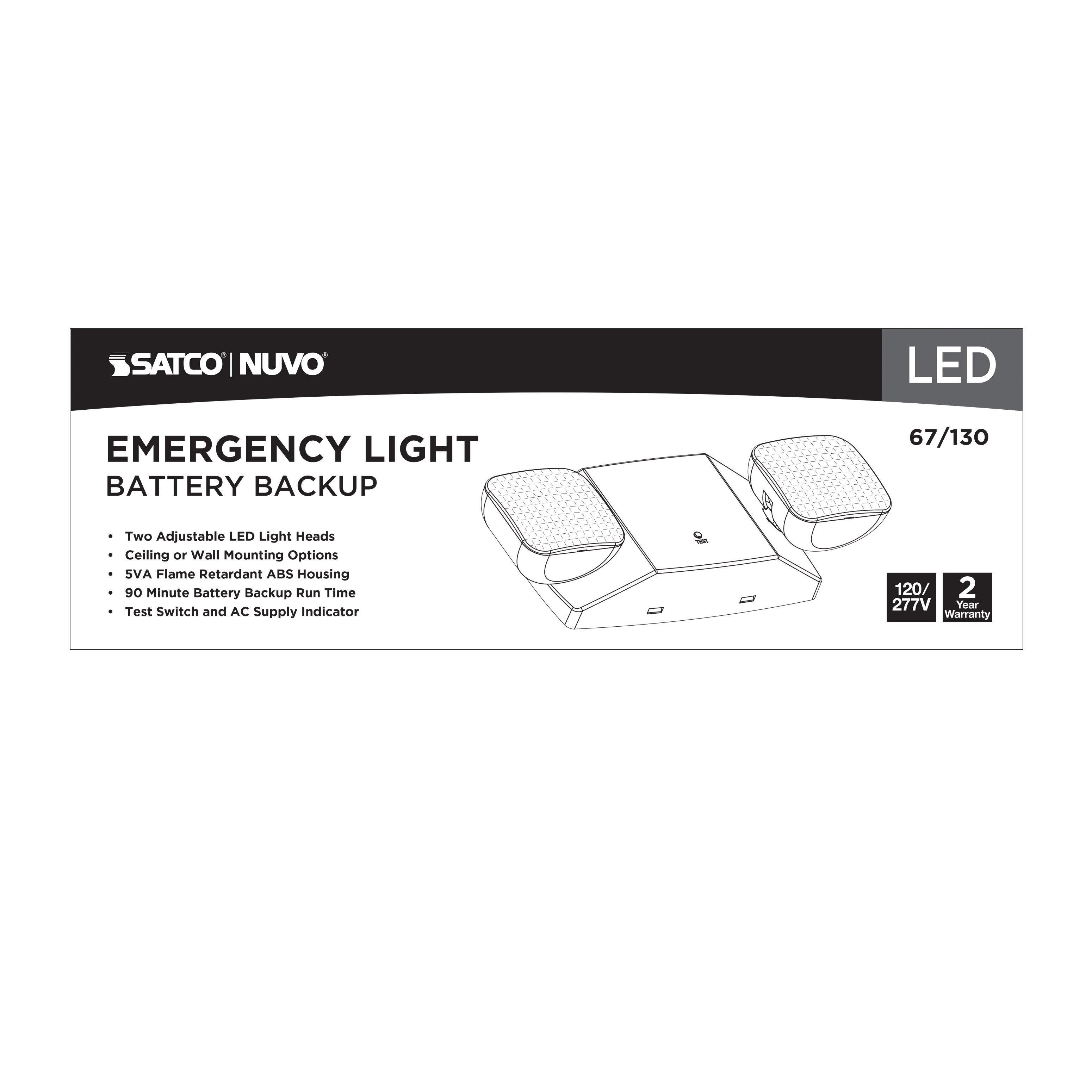 EMERG LIGHT DH - 67-130