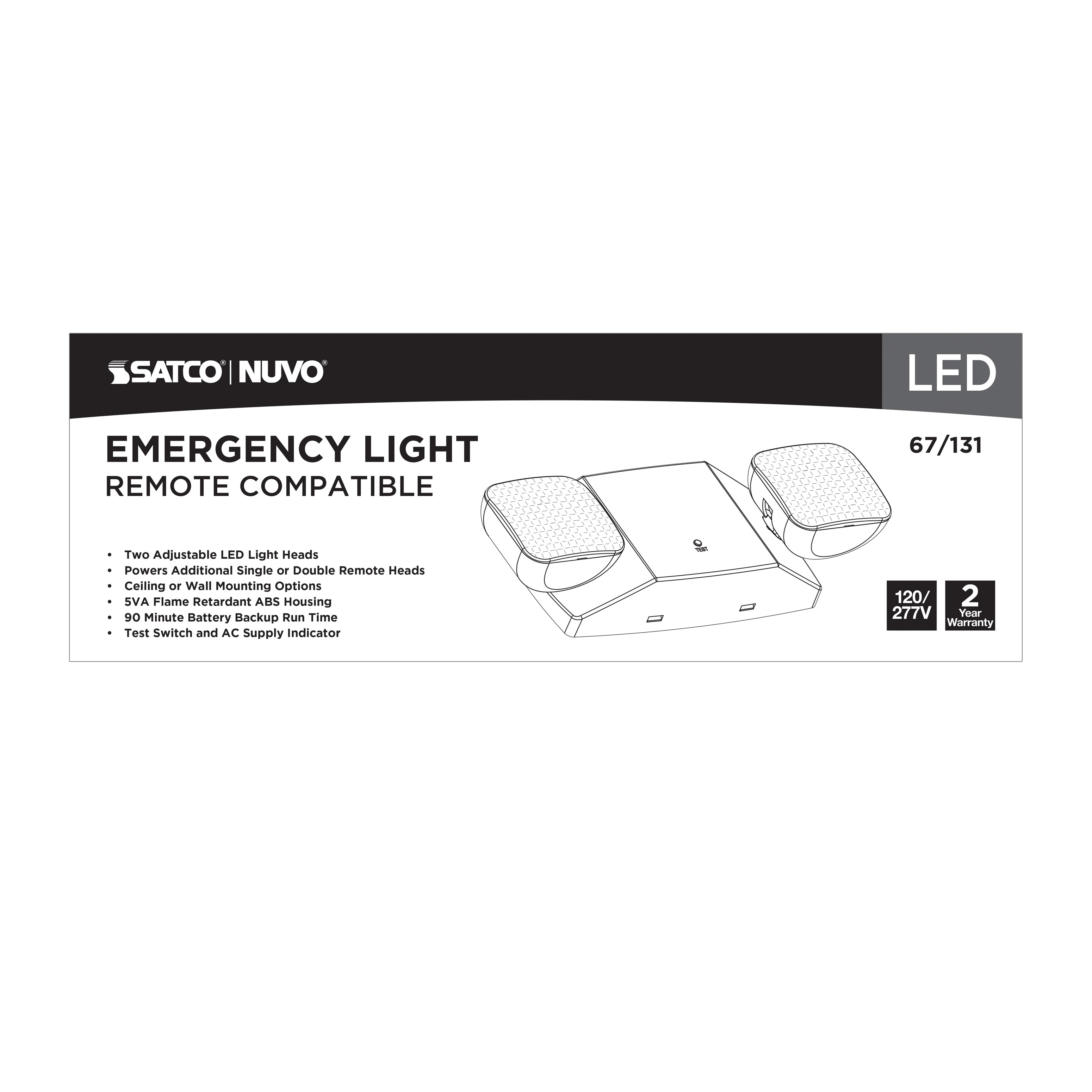 EMERG LIGHT DH - RC - 67-131