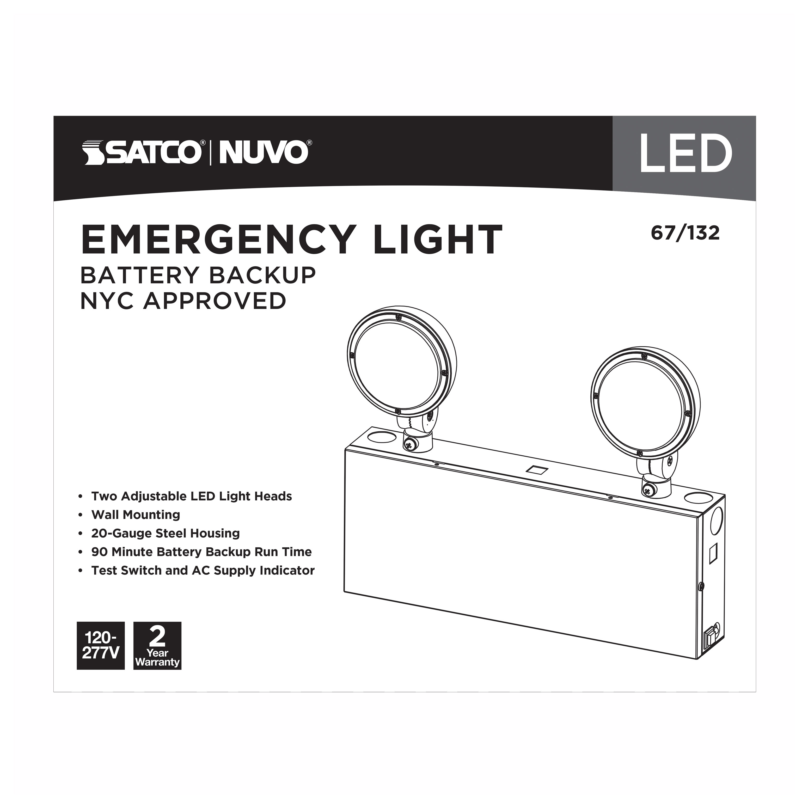 EMERG LIGHT DH - NYC - 67-132