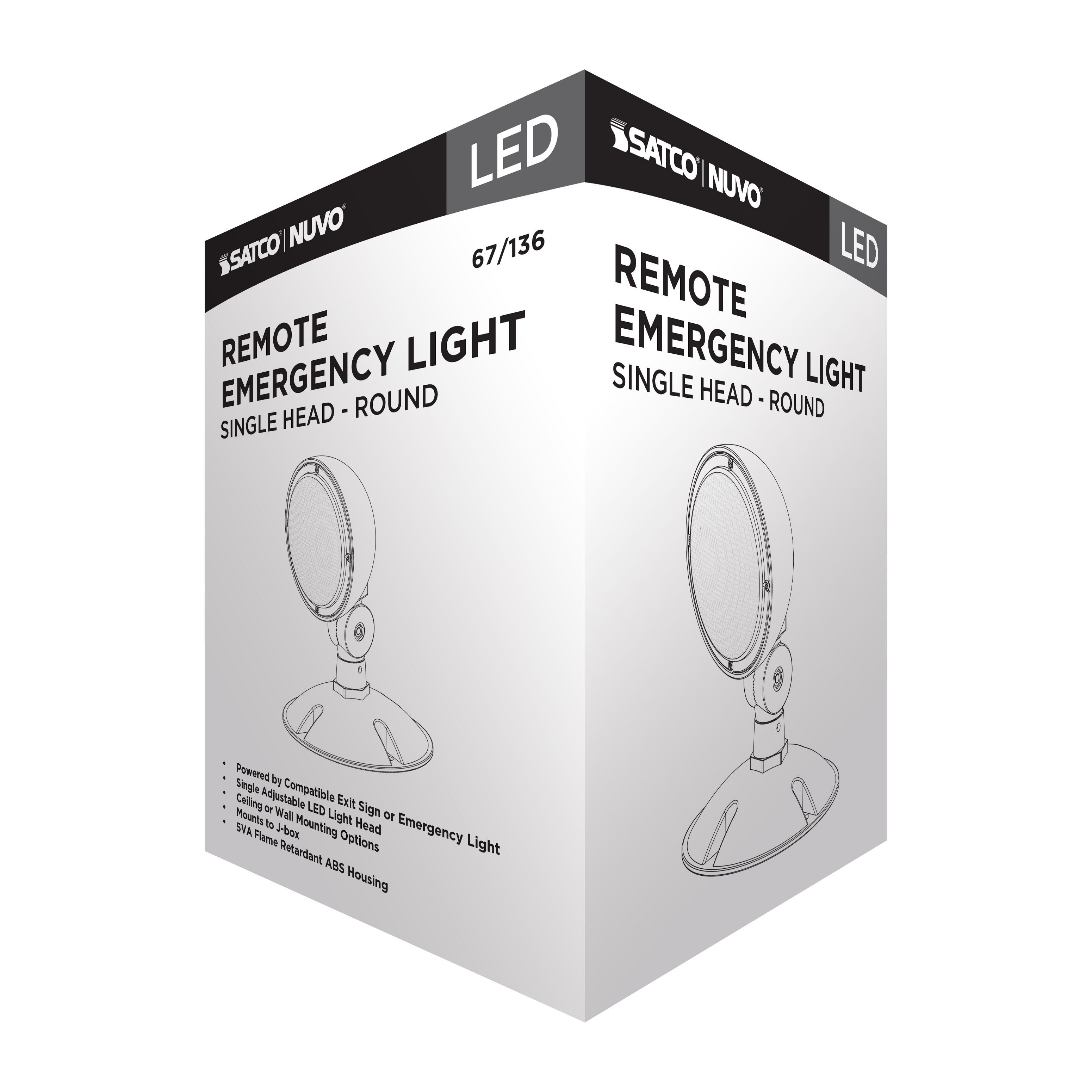 REMOTE EMERG LIGHT WP - 67-136