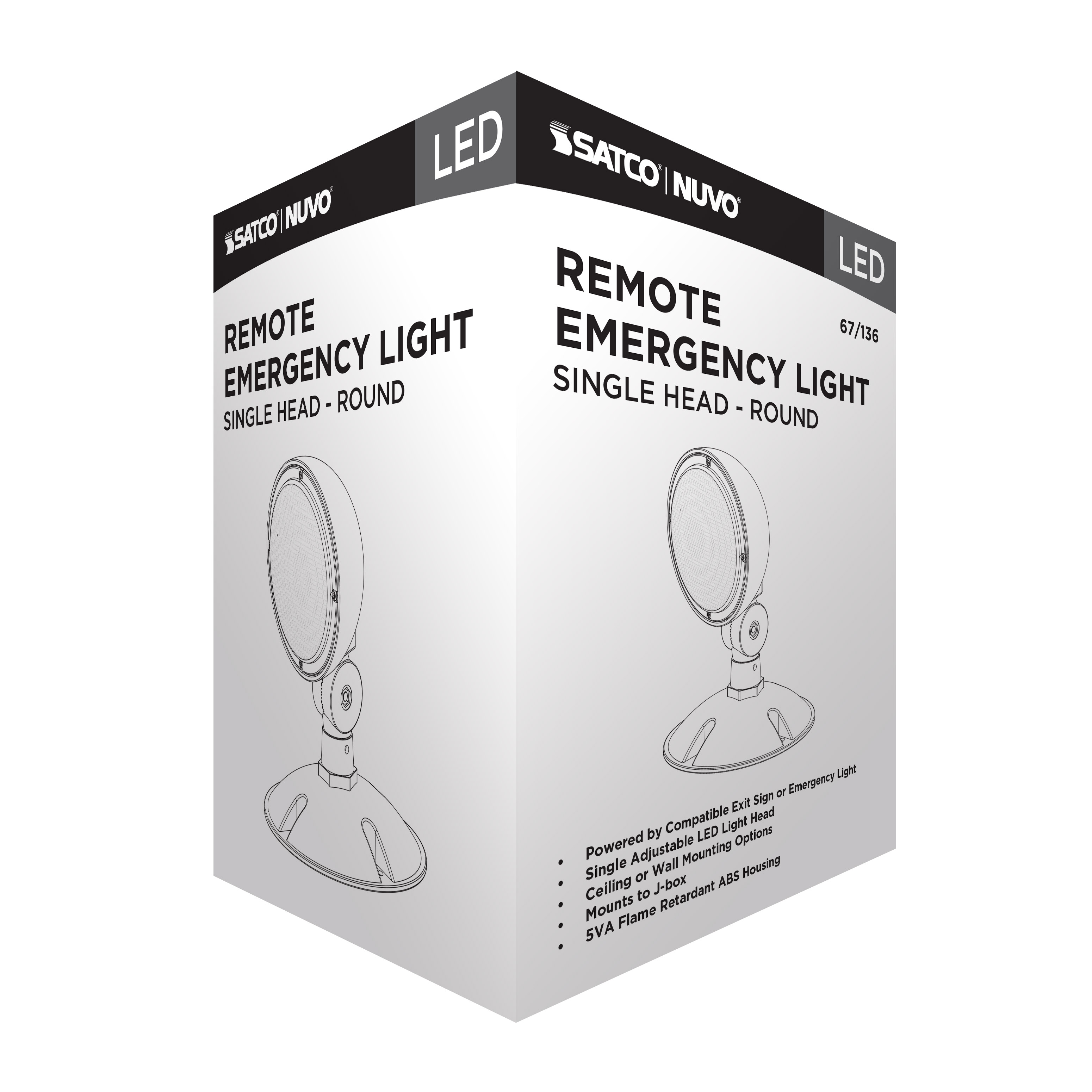 REMOTE EMERG LIGHT WP - 67-136