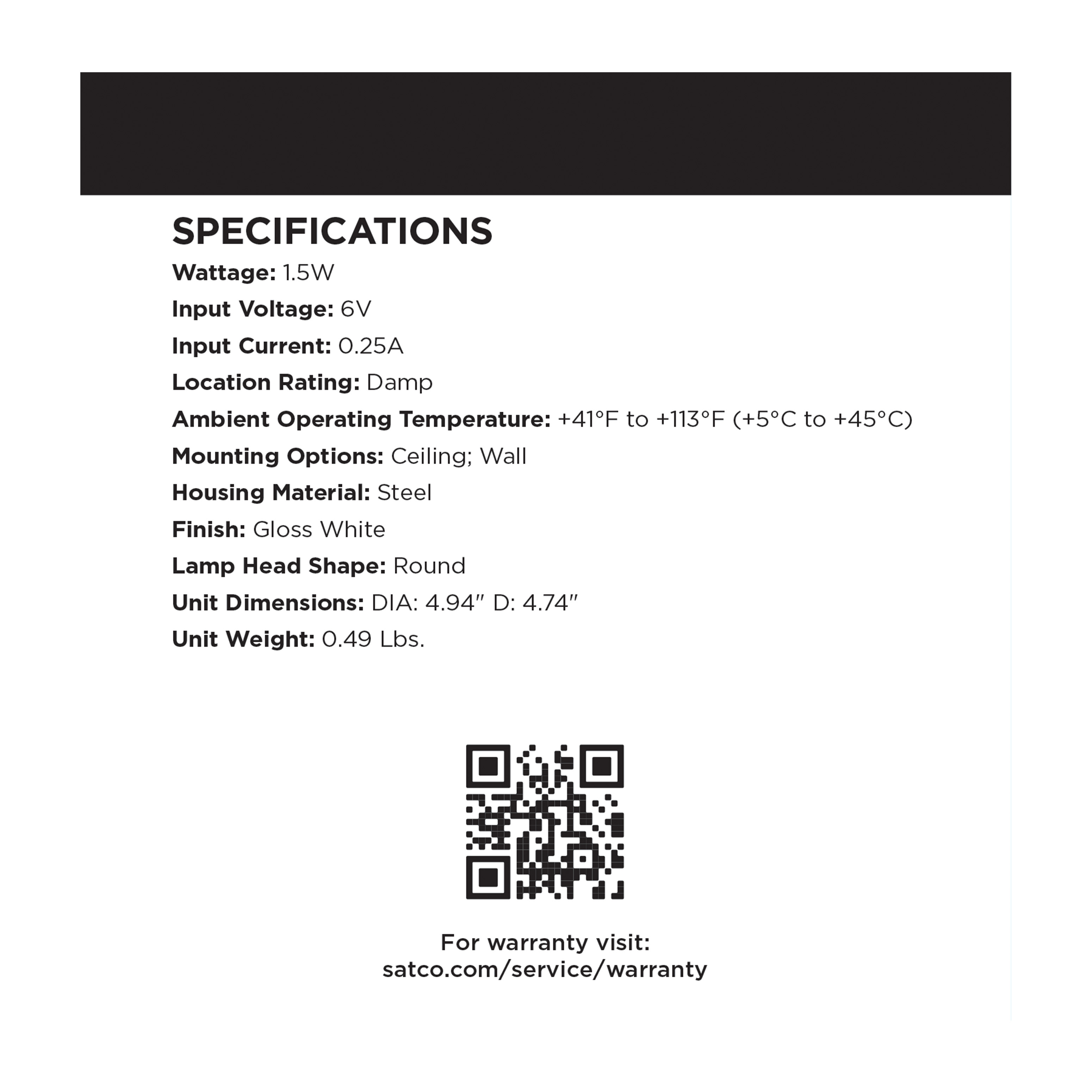 ELR1.5W/WH/6V/CH - 67-395