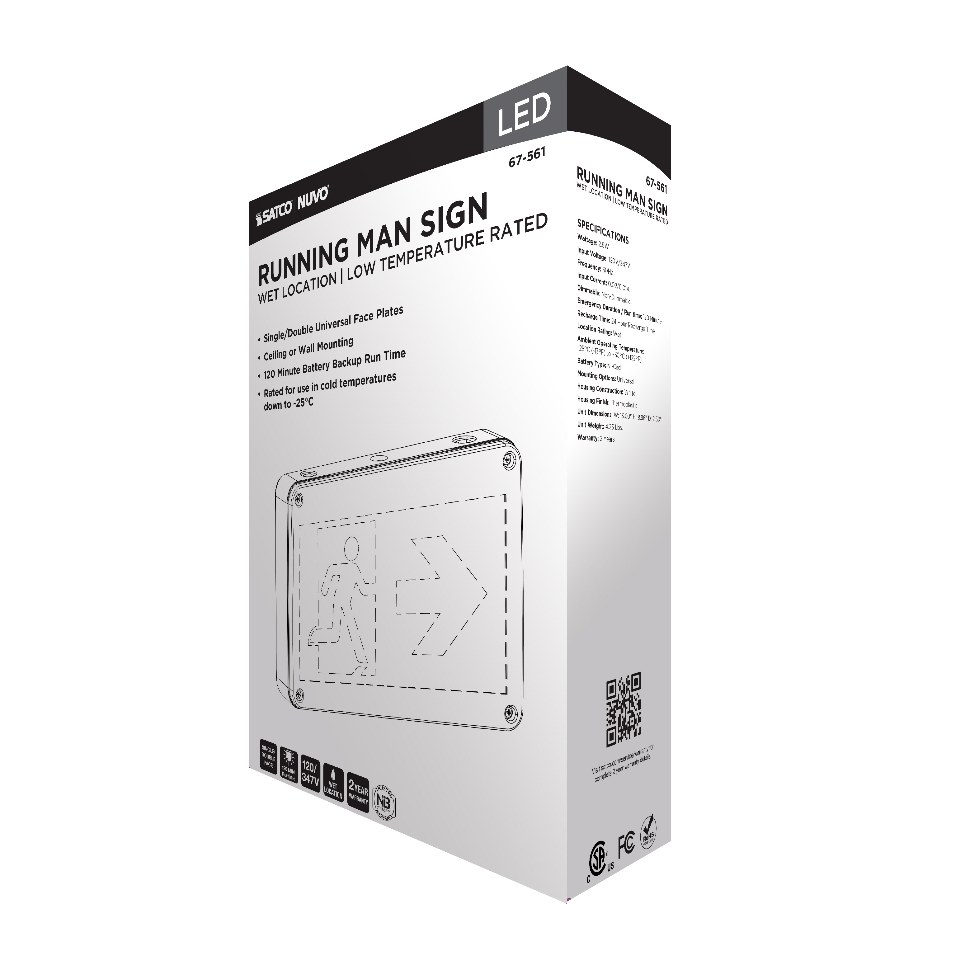 EX SIGN-CAN-WET LT - 67-561