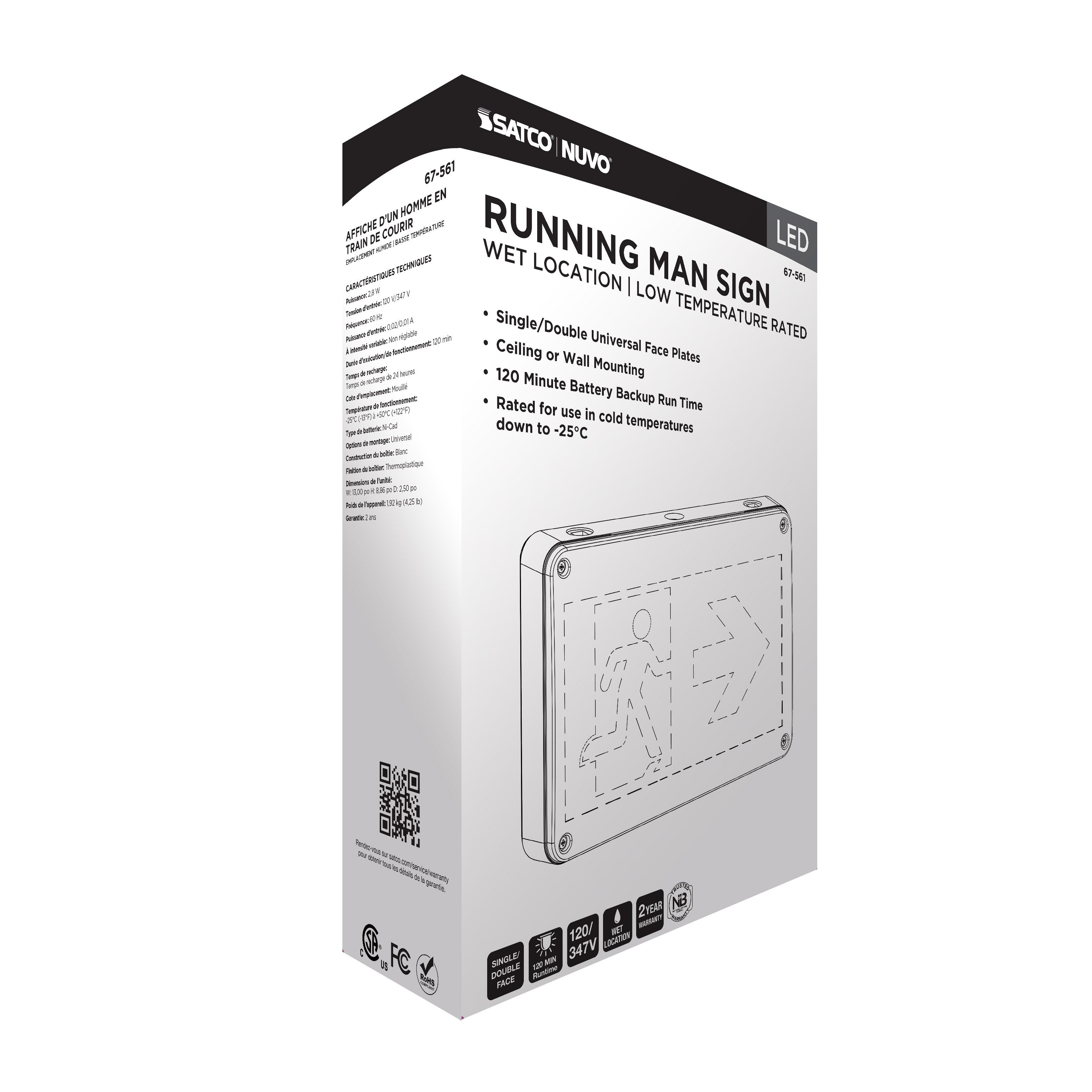 EX SIGN-CAN-WET LT - 67-561