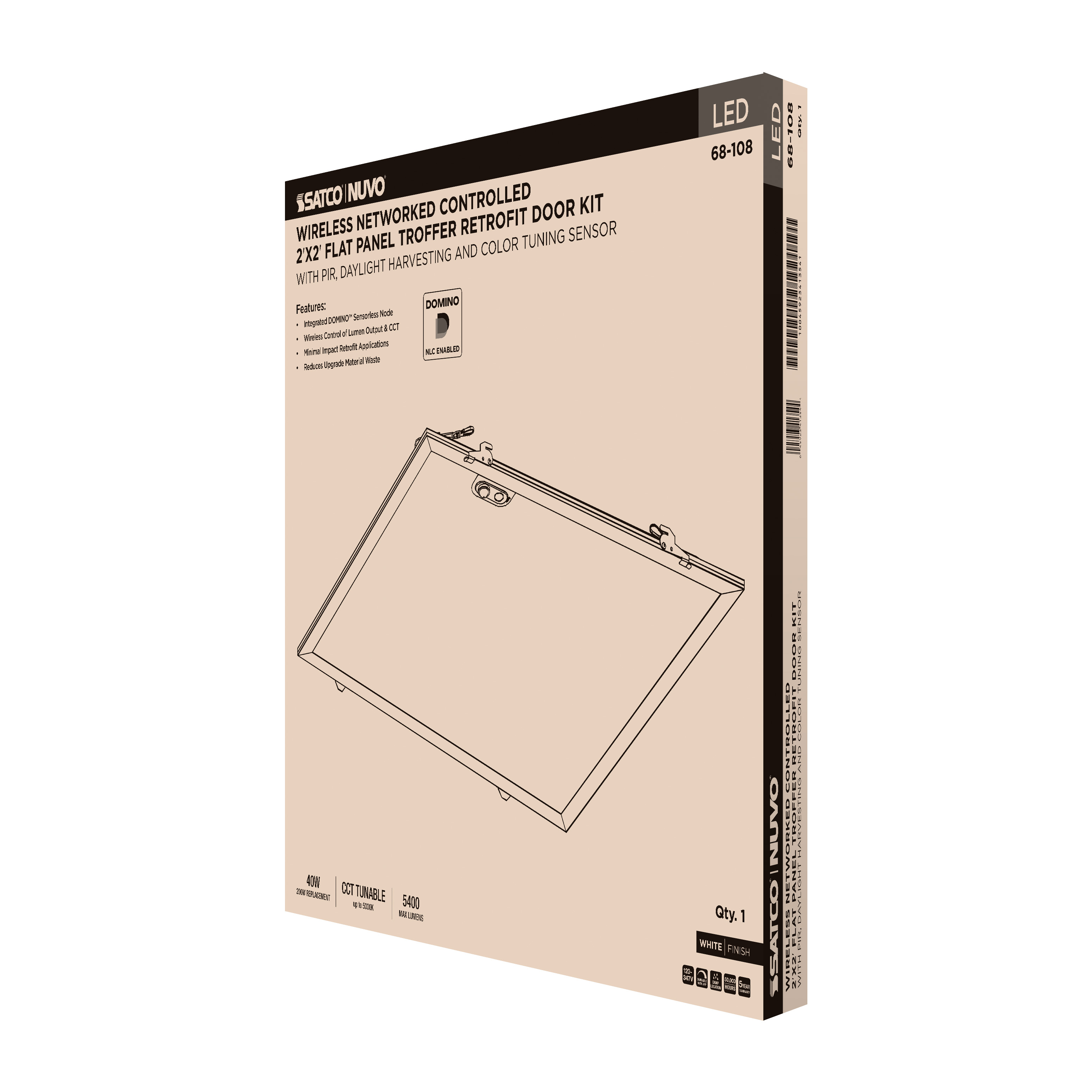 DOMINO 2X2 PANEL RETROFIT KIT - 68-108