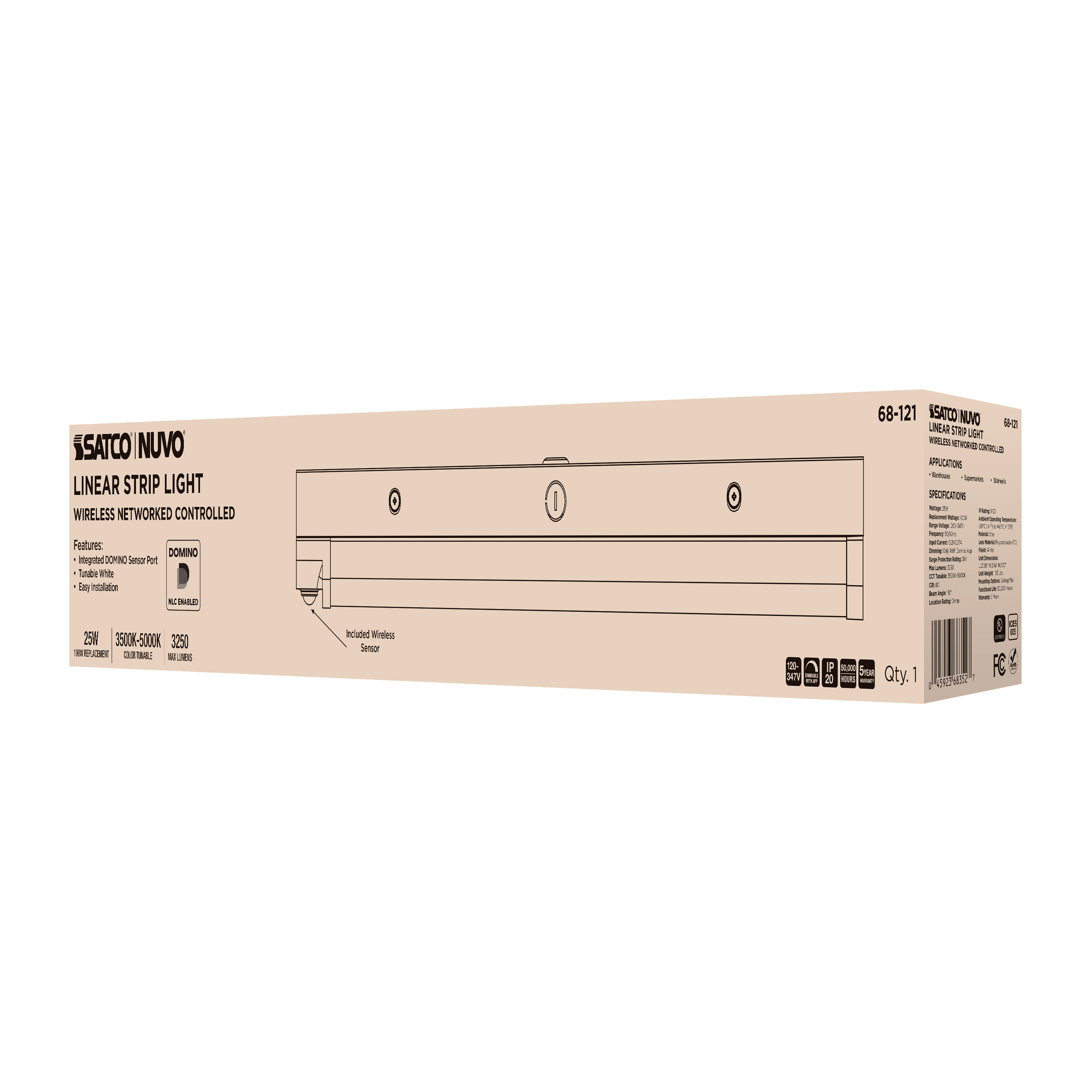 DOMINO 2FT LINEAR STRIP - 68-121