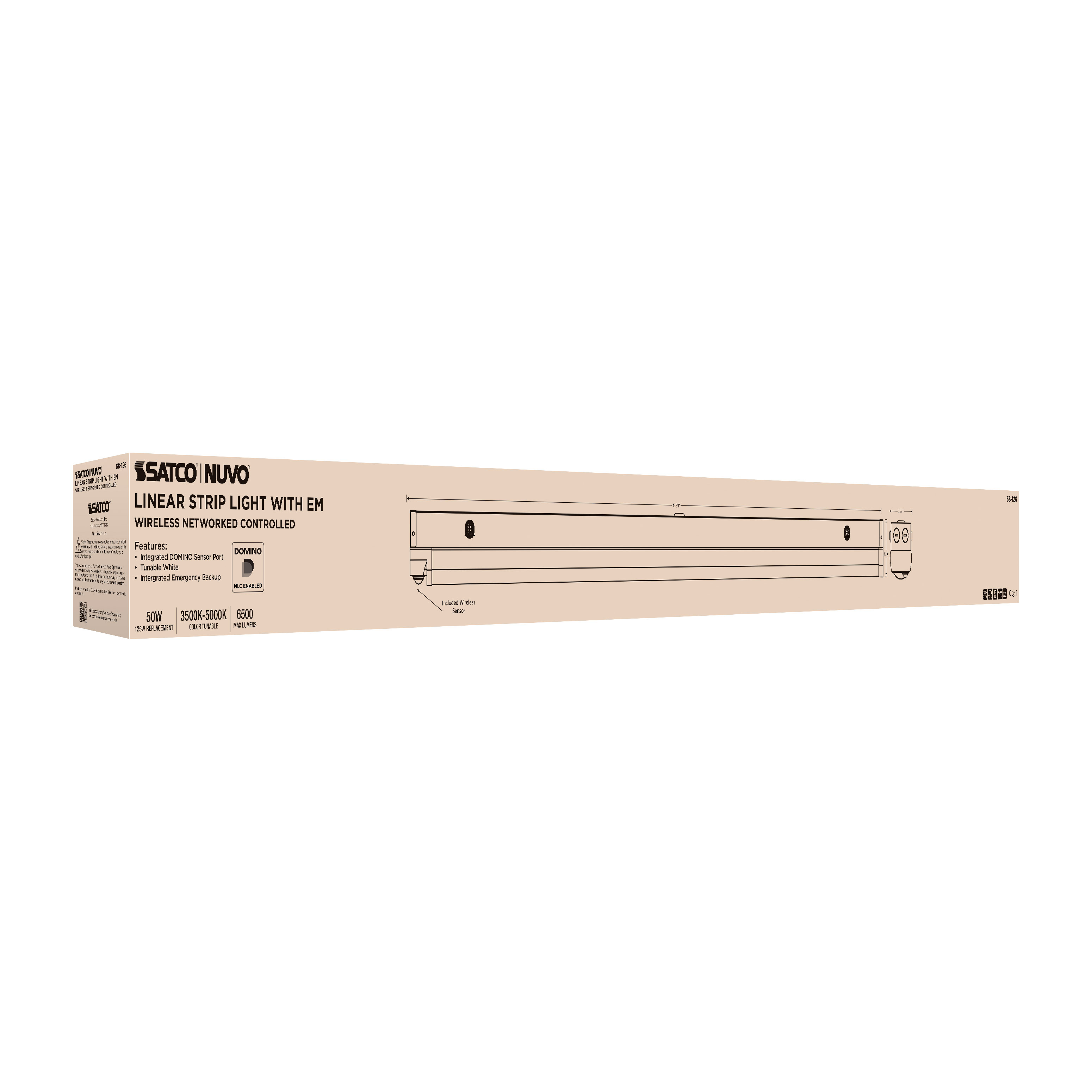 DOMINO 4FT LINEAR STRIP-EM - 68-126