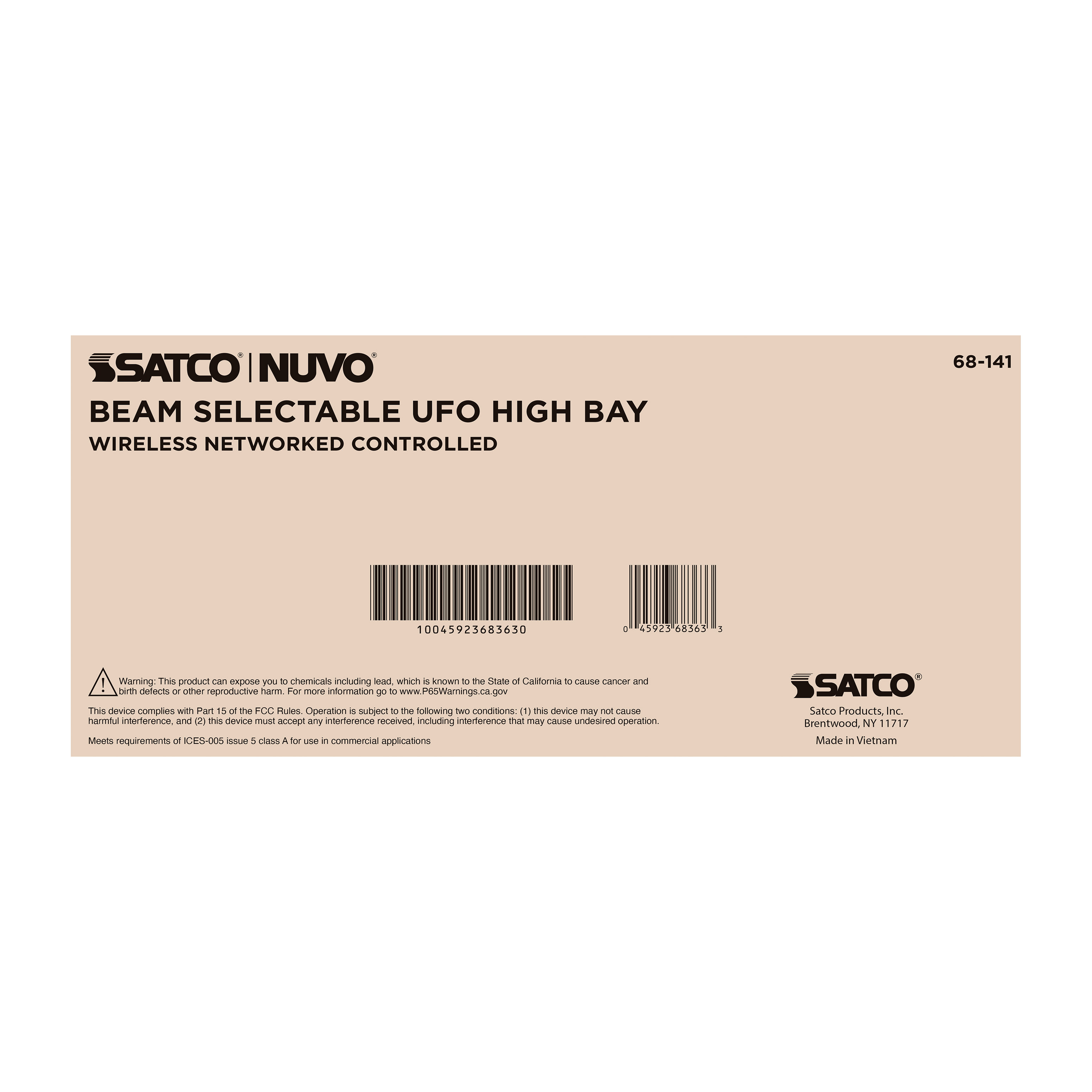 DOMINO UFO HIGH BAY 120-347 - 68-141