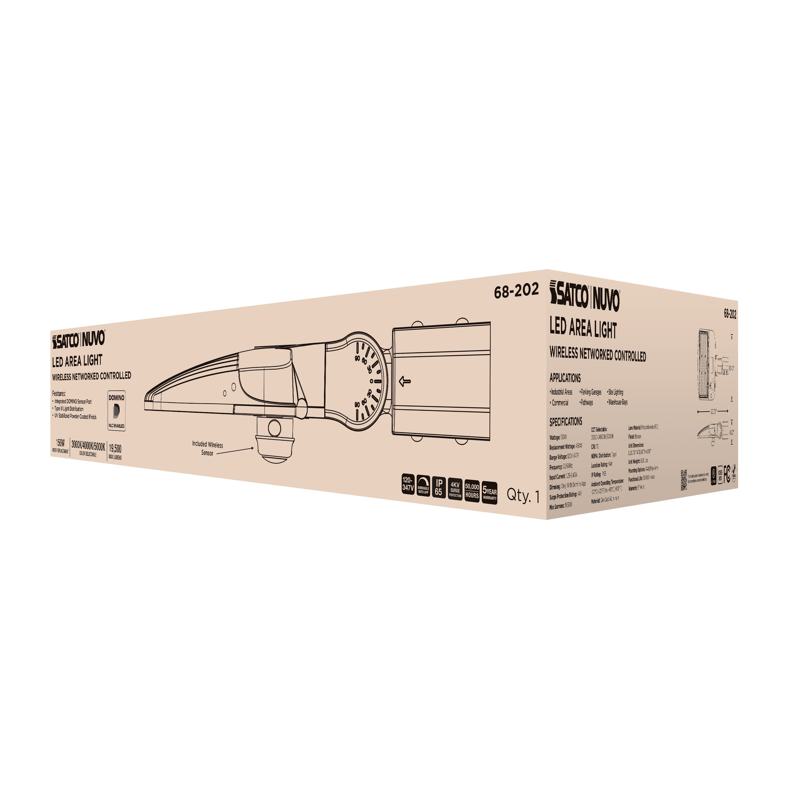 DOMINO 150W AREA LIGHT - 68-202