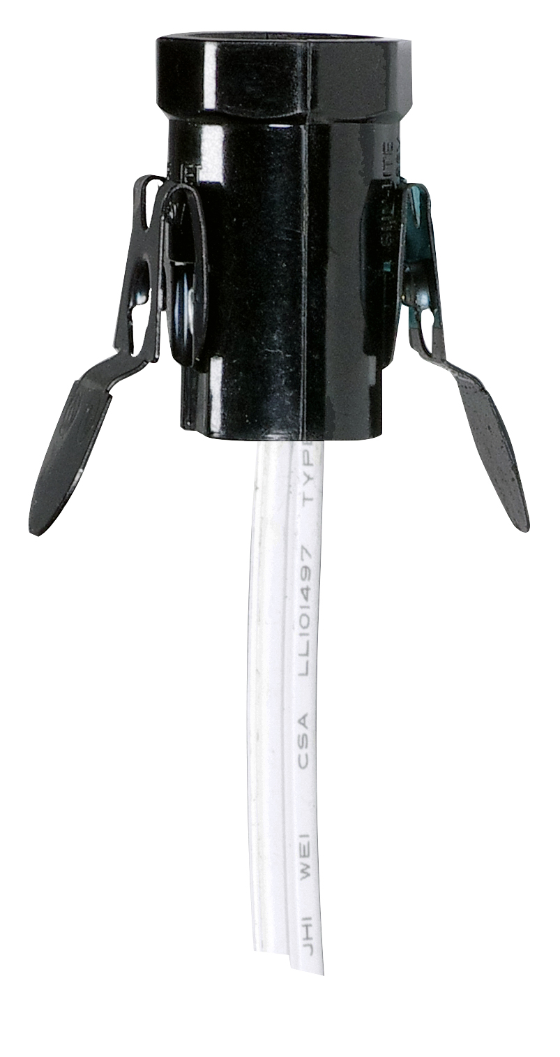 CAN SNAP/IN SKT W/24" WHITE LE - 80-1151