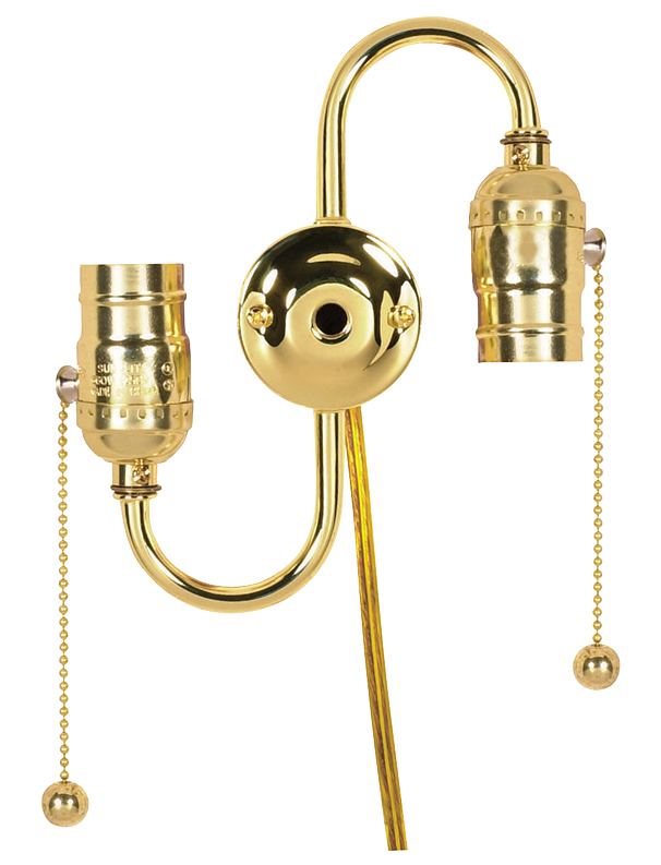 BG S CLSTER W/PULL CHAIN SKT 1 - 80-1268