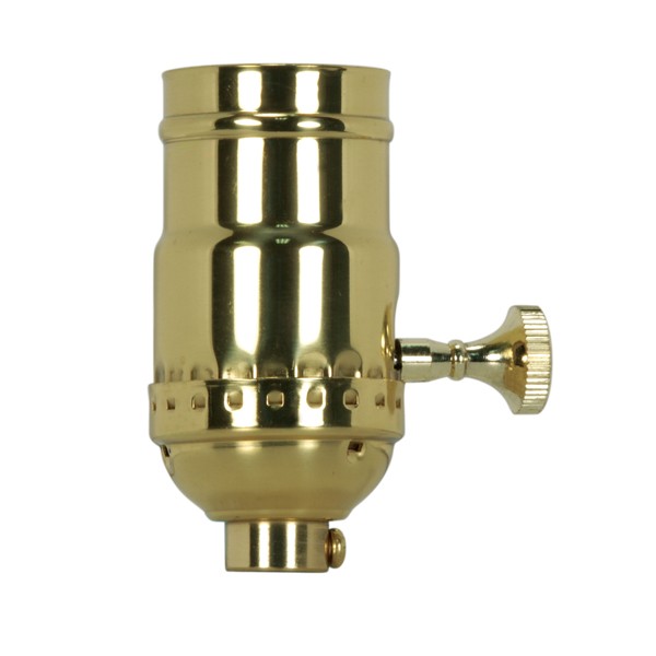 PL 250W SOLID BRASS HI-LOW SKT - 80-1462