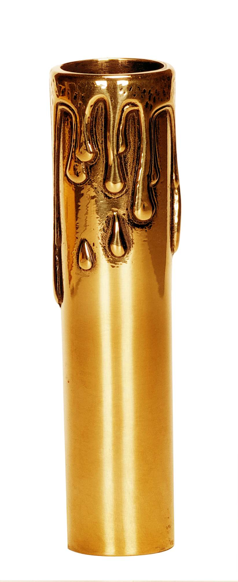 4" POLISHED BRASS W/ ANT DRIP - 80-2145