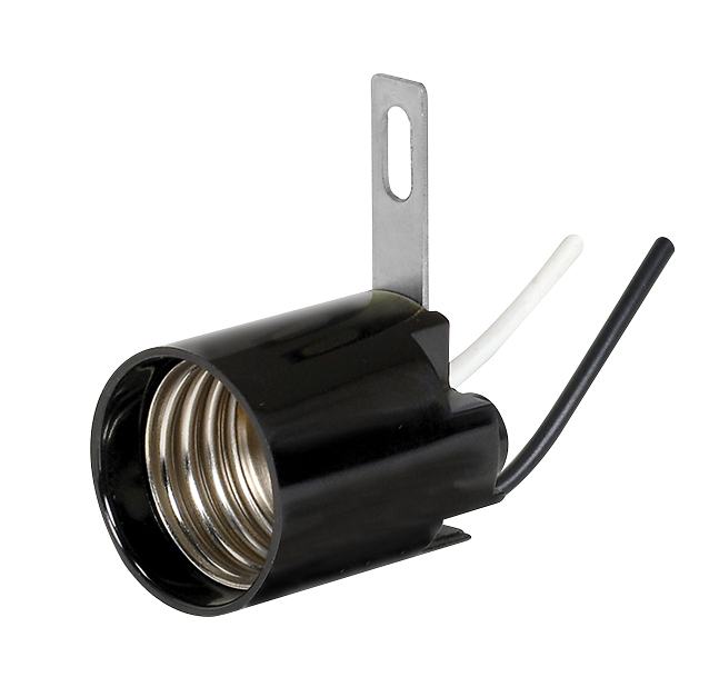 BLK MED BASE PHENOLIC SKT - 80-2163