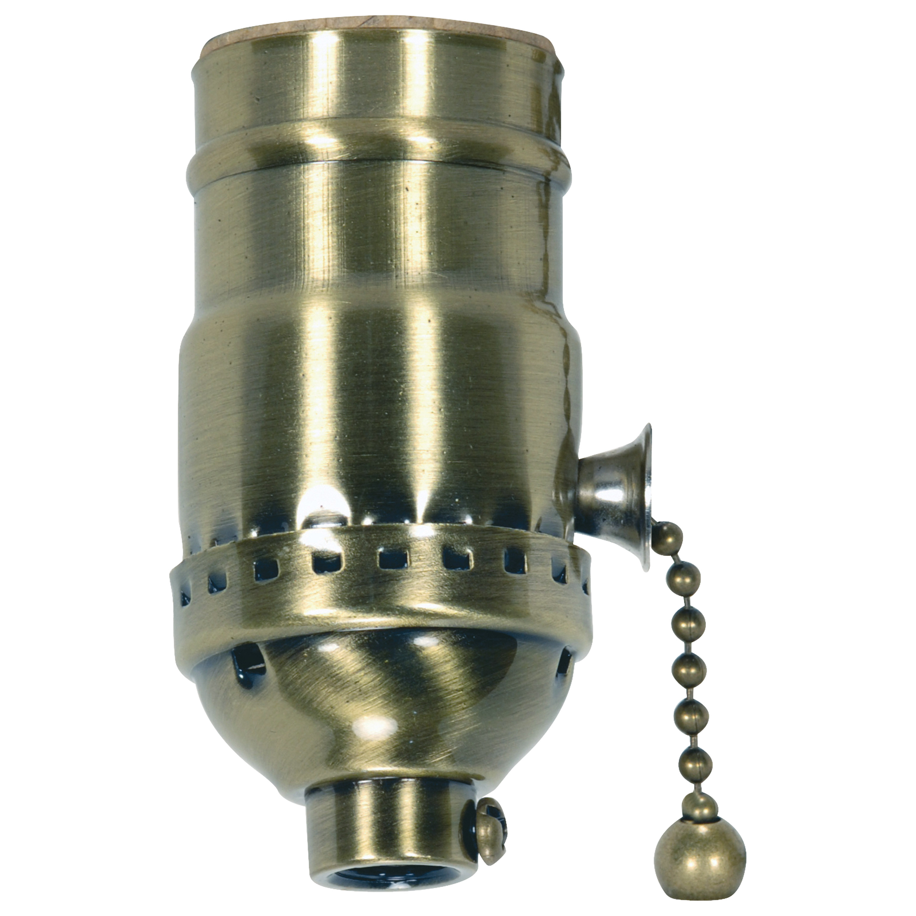REG ANT BR PULL CHAIN SB SKT - 80-2212