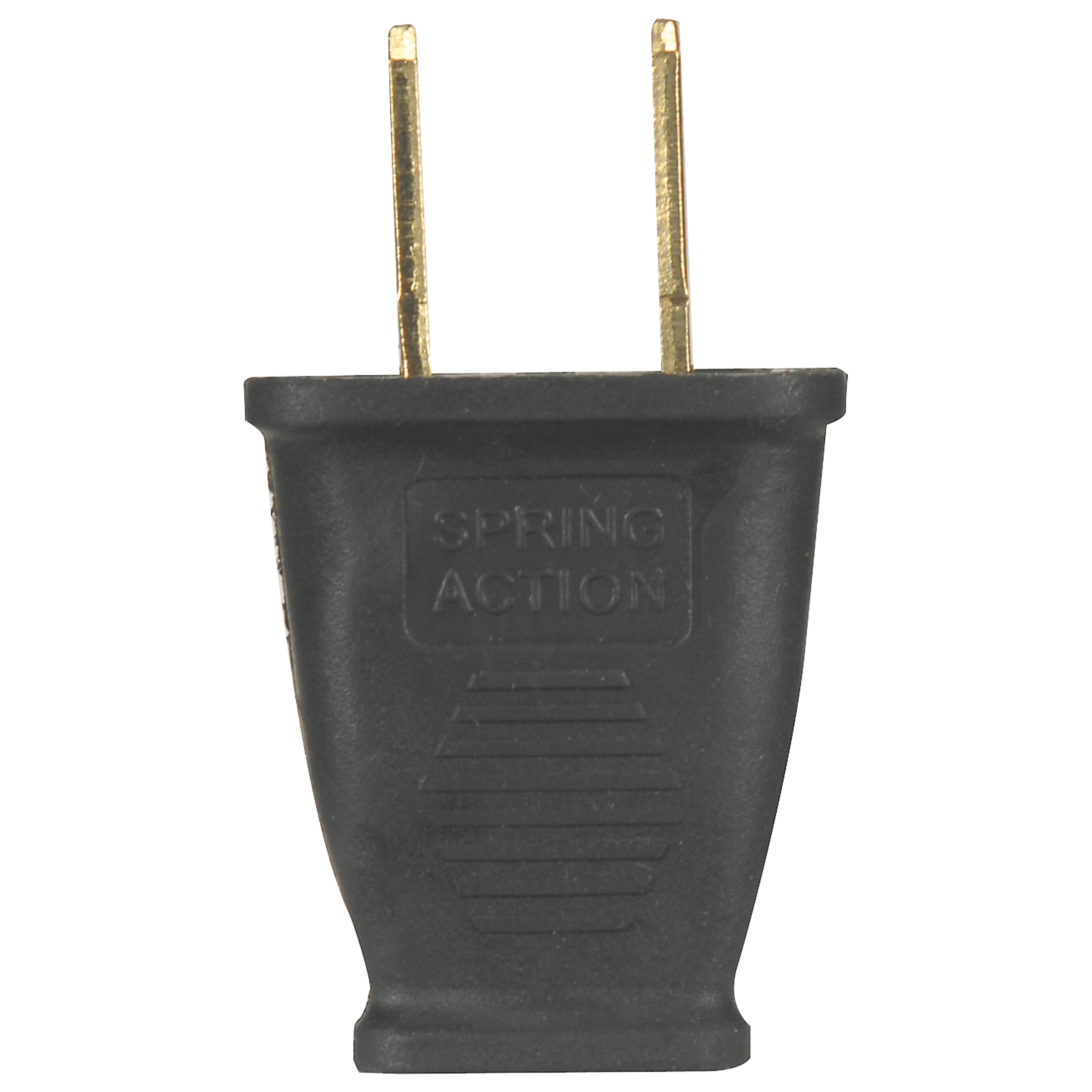 BLACK PLUG 2 POLE 2 WIRE - 80-2408