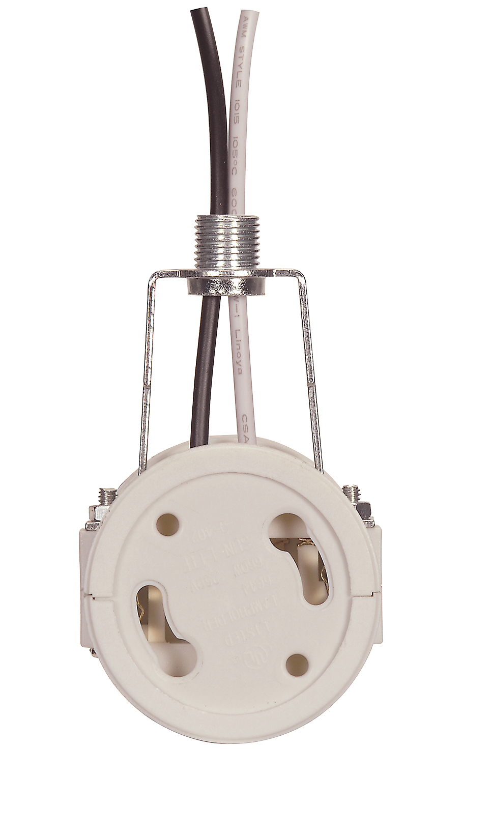 2 LIGHT GU24 SOCKET W/HICKEY - 80-2490